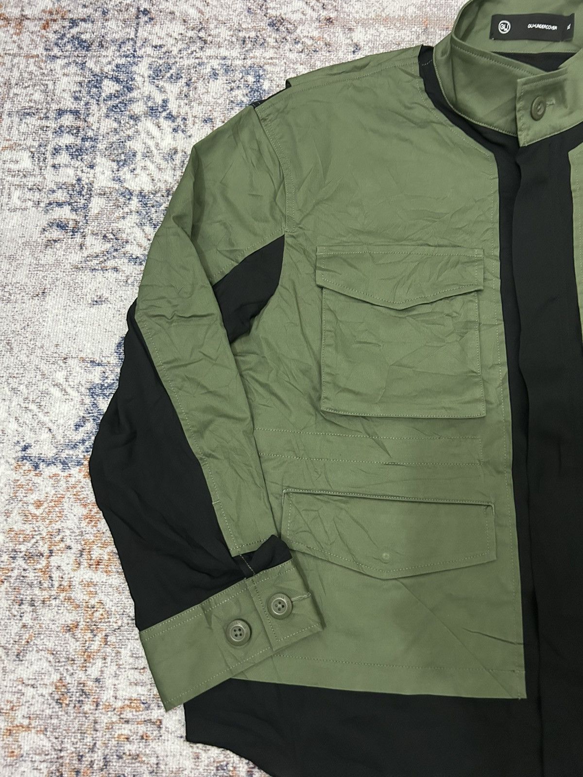 GU × Undercover GU X Undercover Outer Big Pocket Button Shirt Size US XL / EU 56 / 4 - 4 Thumbnail