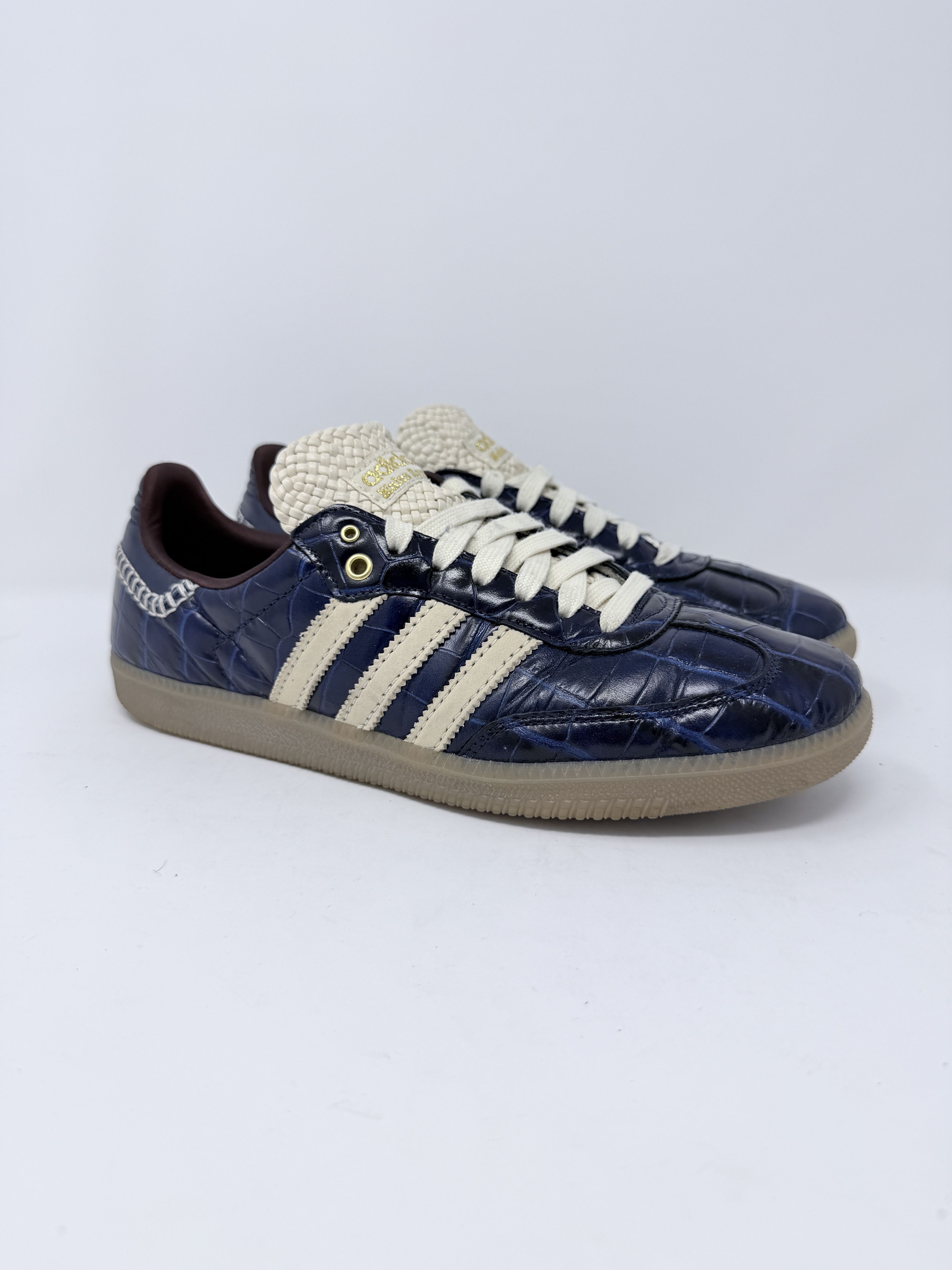 adidas gazelle silver green womens Adidas x Wales Bonner Pony Tonal Samba Shoes – Extra Butter main image 0