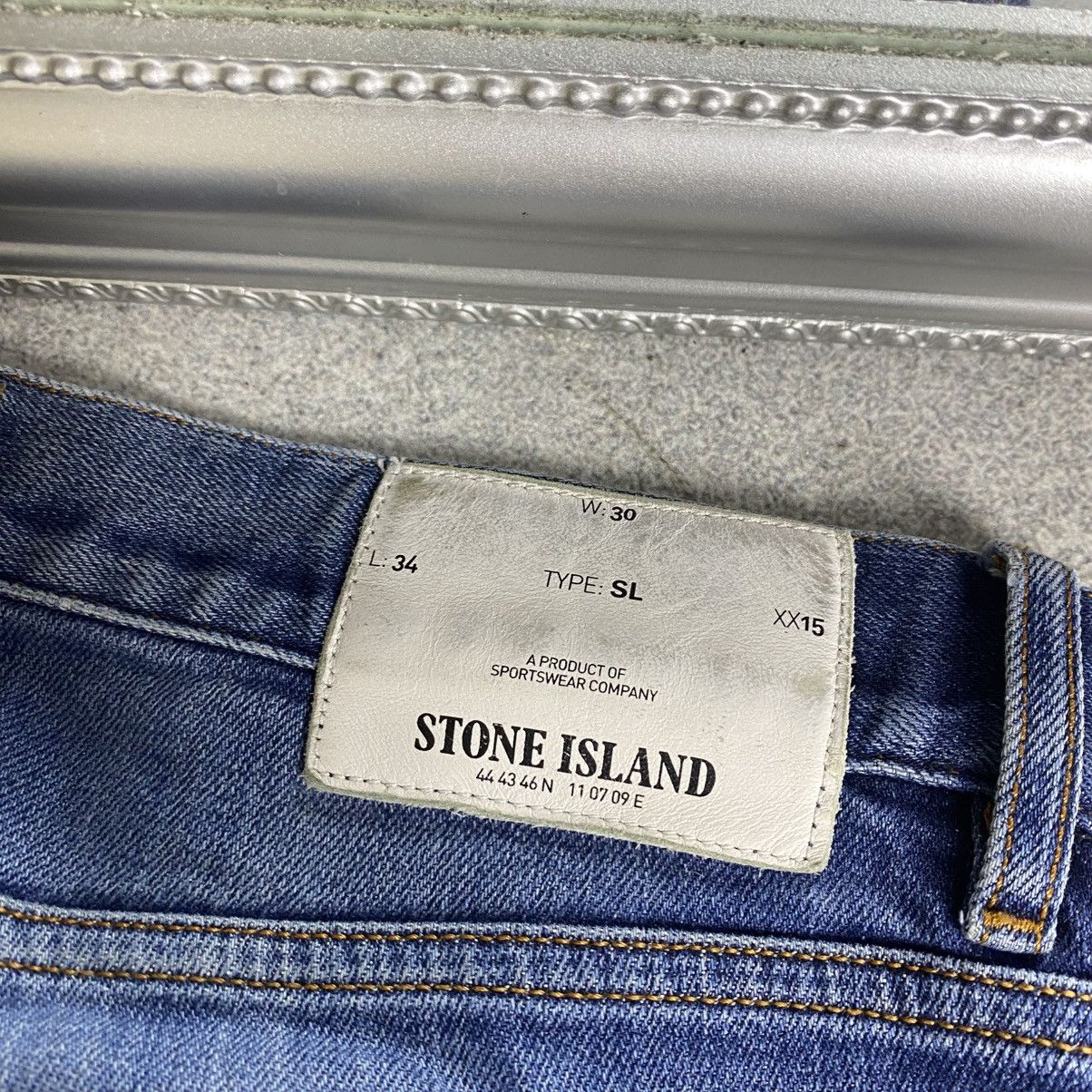 Stone Island Stone Island jeans Italy designer denim streetwear logo 00s Size US 31 - 5 Thumbnail