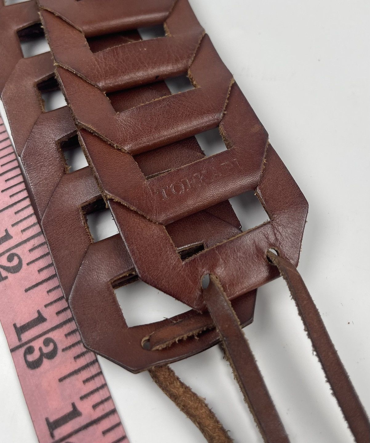 Genuine Leather × Japanese Brand topkapi leather belt tc7 Size ONE SIZE - 7 Thumbnail