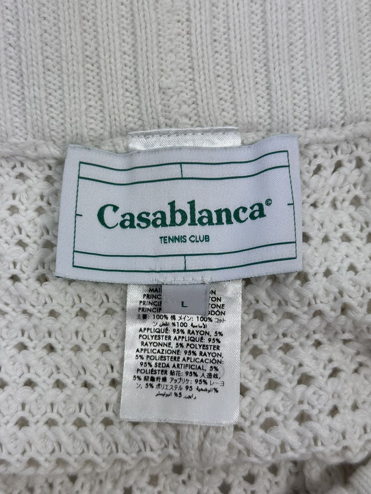 Casablanca LOGO KNIT SHORTS Size US 34 / EU 50 - 9 Thumbnail