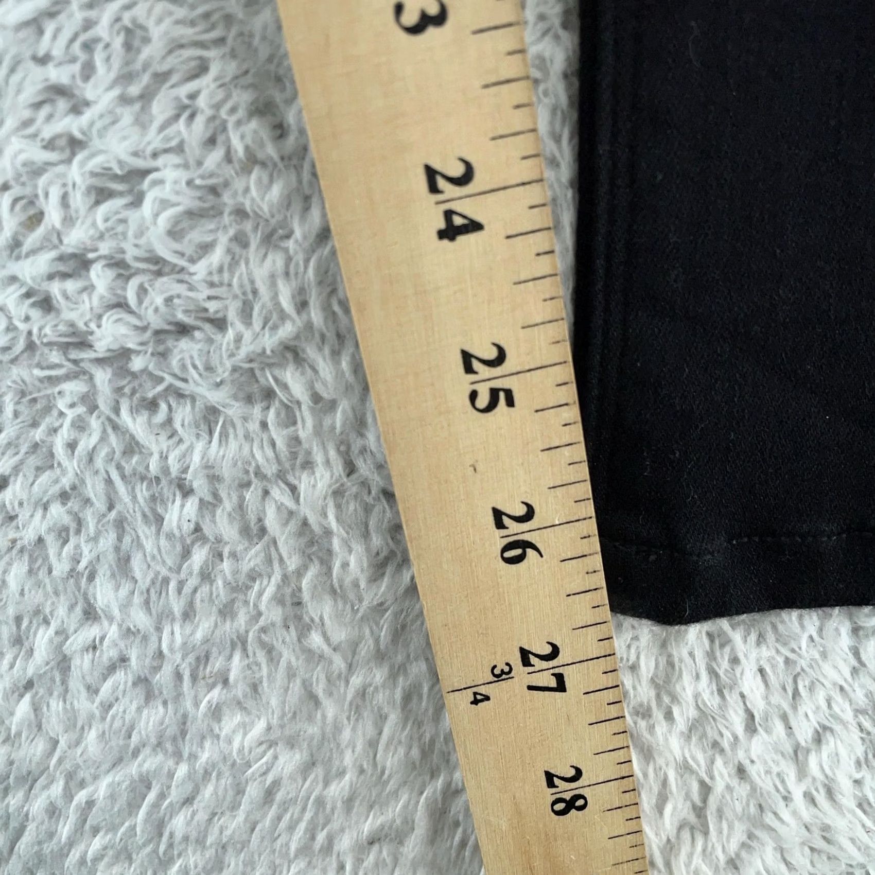 Vintage Women With Control Jeans Petite Black Bootcut Stretch Fits 42x27 Adult 22W Size 40" / US 18 - 7 Thumbnail