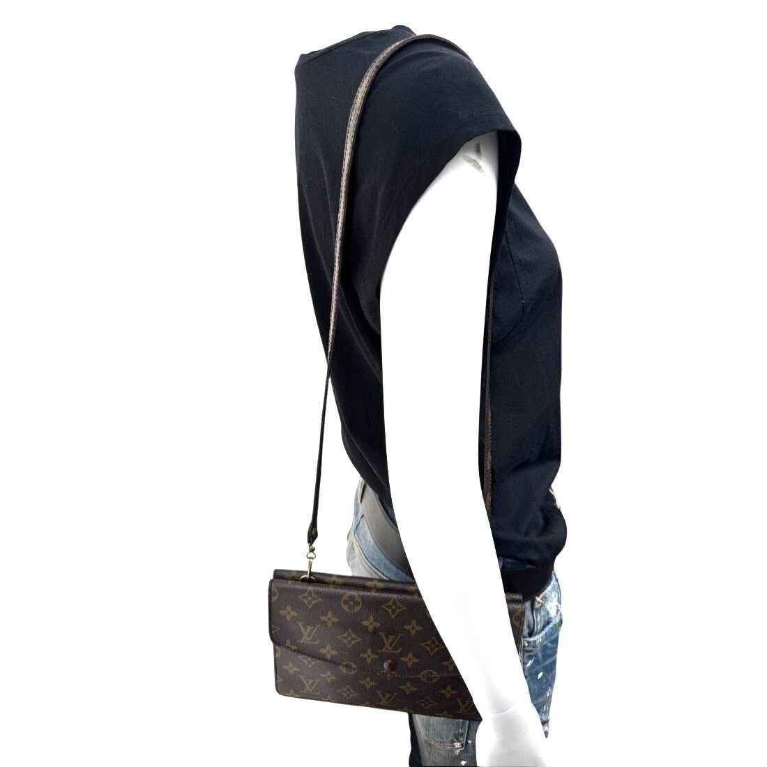 Louis Vuitton Louis Vuitton Monogram Pochette Double Rabat Shoulder Bag Size ONE SIZE - 6 Thumbnail