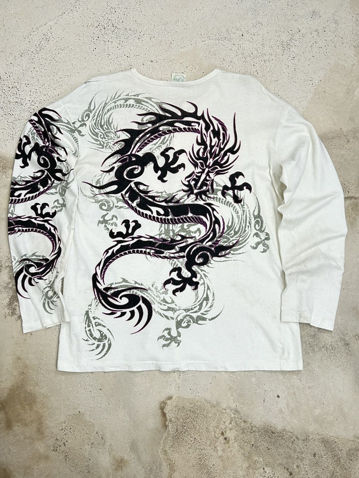 Designer × Japanese Brand Vintage Japan Bullet Sukajan Dragon Fighter Blinking Size US L / EU 52-54 / 3 - 2 Thumbnail
