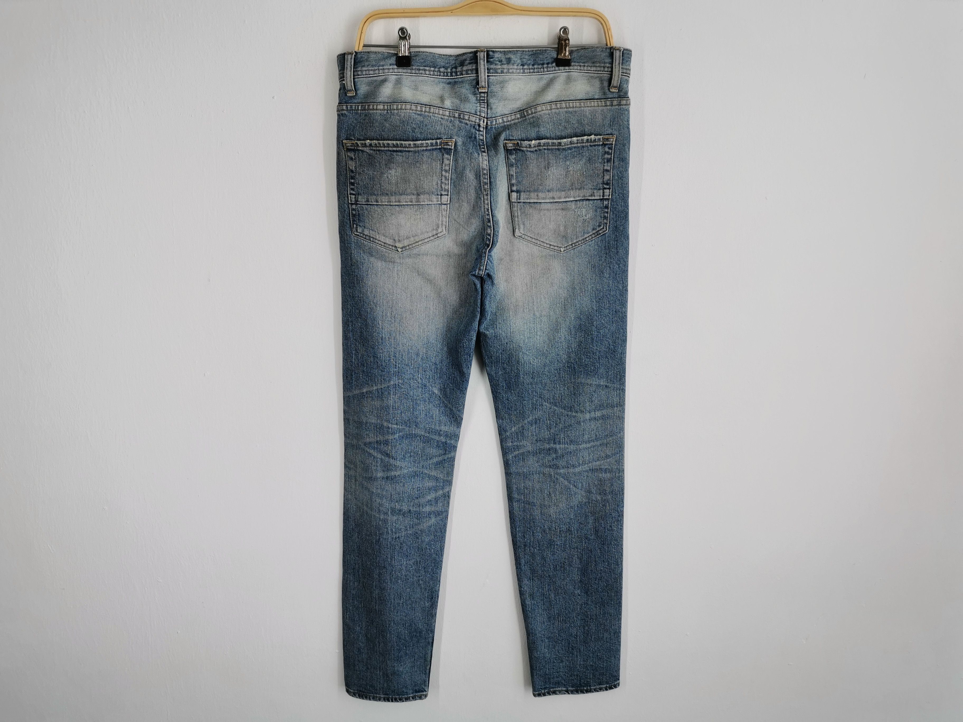 Katharine Hamnett London Distressed Vintage 90's Katharine Hamnett Selvedge Denim Size US 34 / EU 50 - 2 Thumbnail