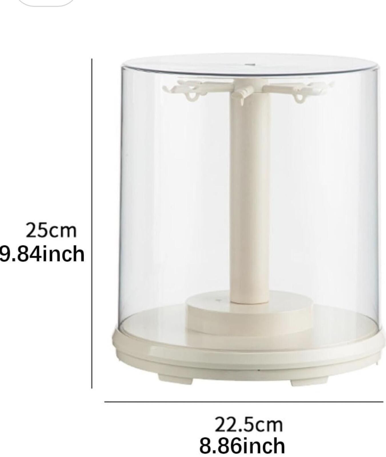 Genetic Manipulation Shinichiro Kuriya Clear Rotating Display Case for Small Toys and Collectibles Size ONE SIZE - 4 Thumbnail