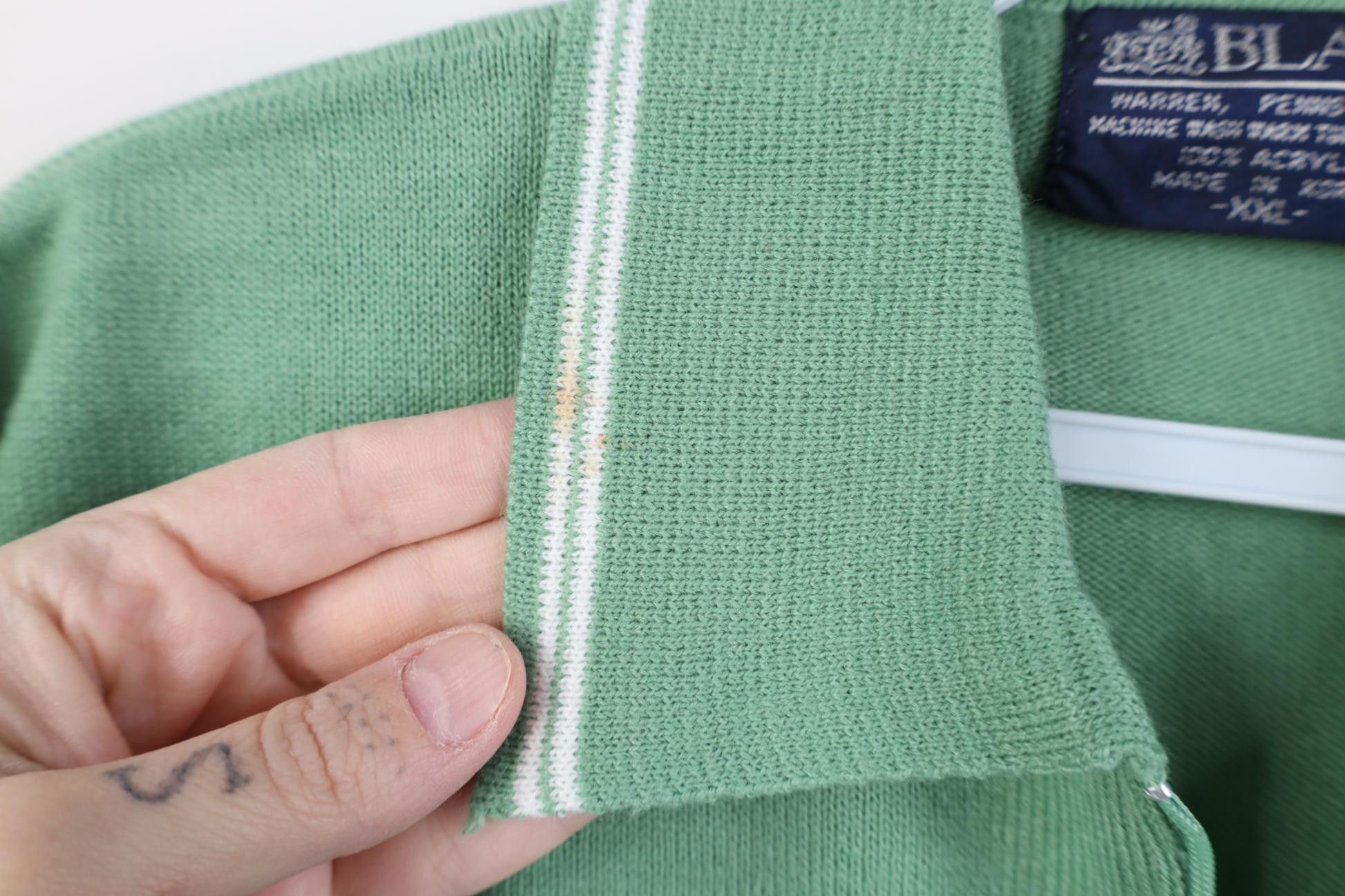 Vintage Vintage 80s 90s Rockabilly 1/4 Zip Knit Pullover Polo Shirt Size US XXL / EU 58 / 5 - 7 Thumbnail