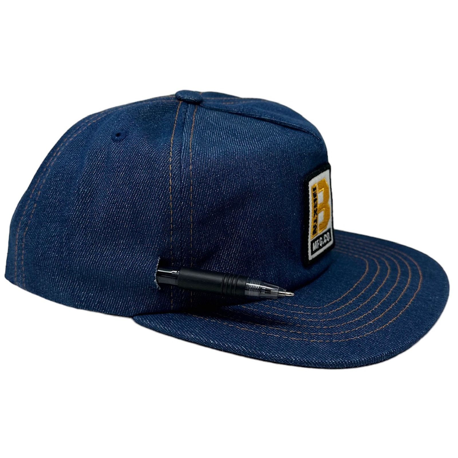 Brixton Brixton Men's Snapback Hat Builders MP Adjustable Blue Denim Size ONE SIZE - 3 Thumbnail