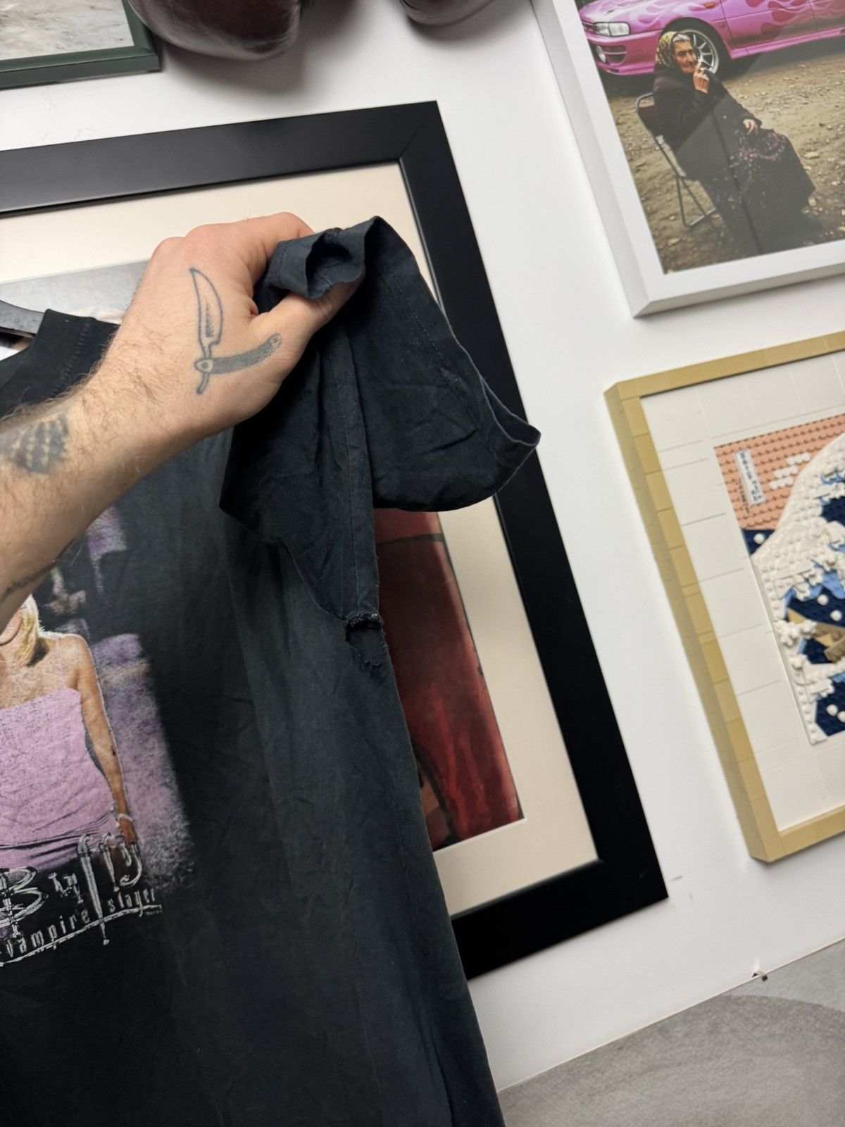 Vintage Vintage 1990s Buffy The Vampire Slayer T-Shirt Movie Rare Size US XL / EU 56 / 4 - 5 Thumbnail