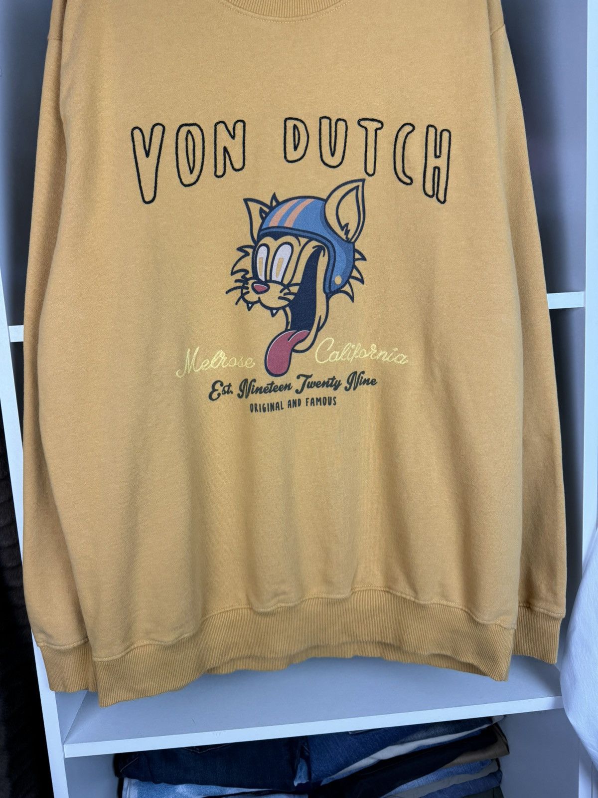 Von Dutch Von Dutch Crewneck Sweatshirt Graphic Logo Print Pullover Size US XL / EU 56 / 4 - 12 Thumbnail