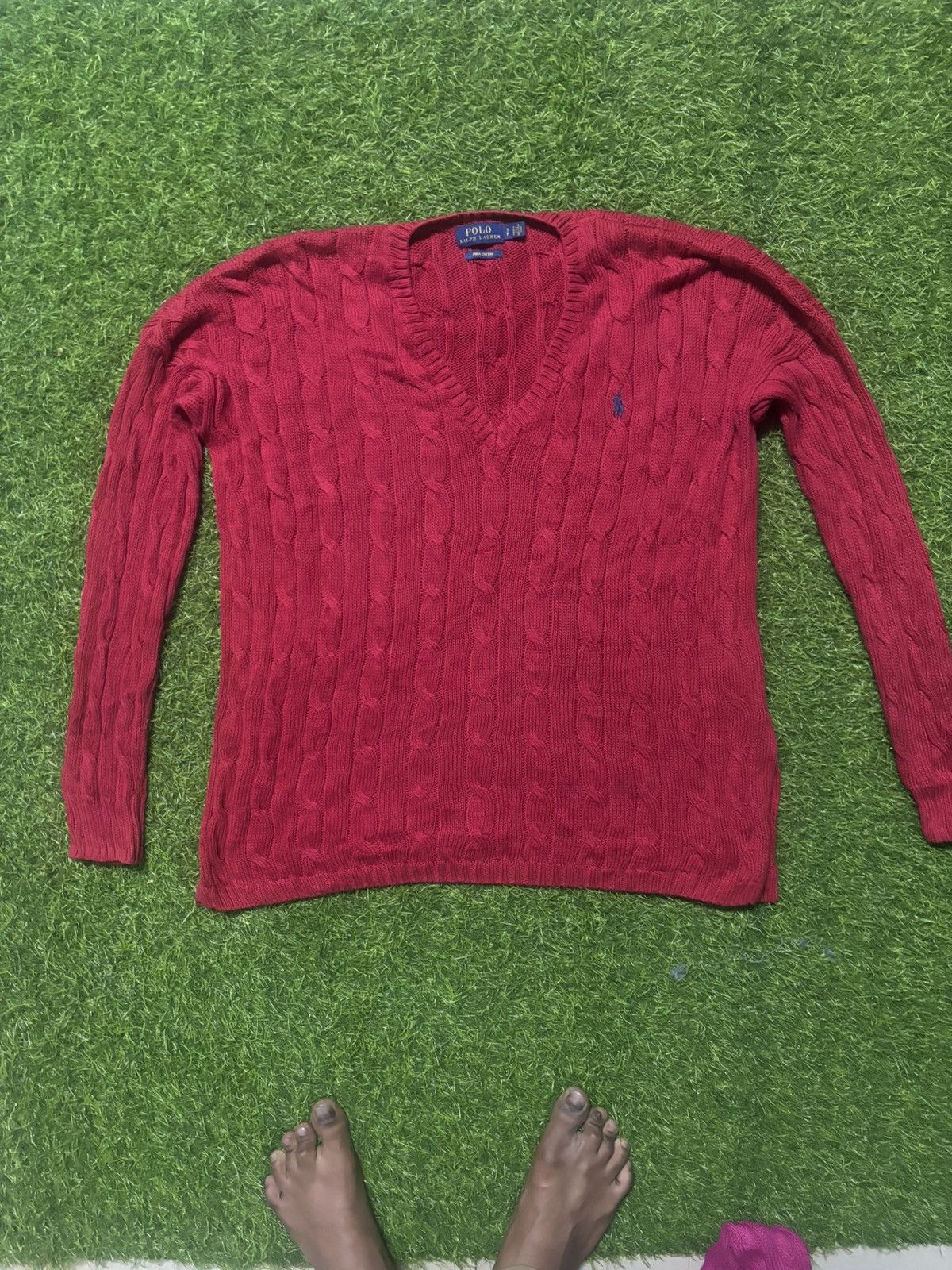 Polo Ralph Lauren Polo Ralph Layren V neck sweater Size S / US 4 / IT 40 - 1 Thumbnail