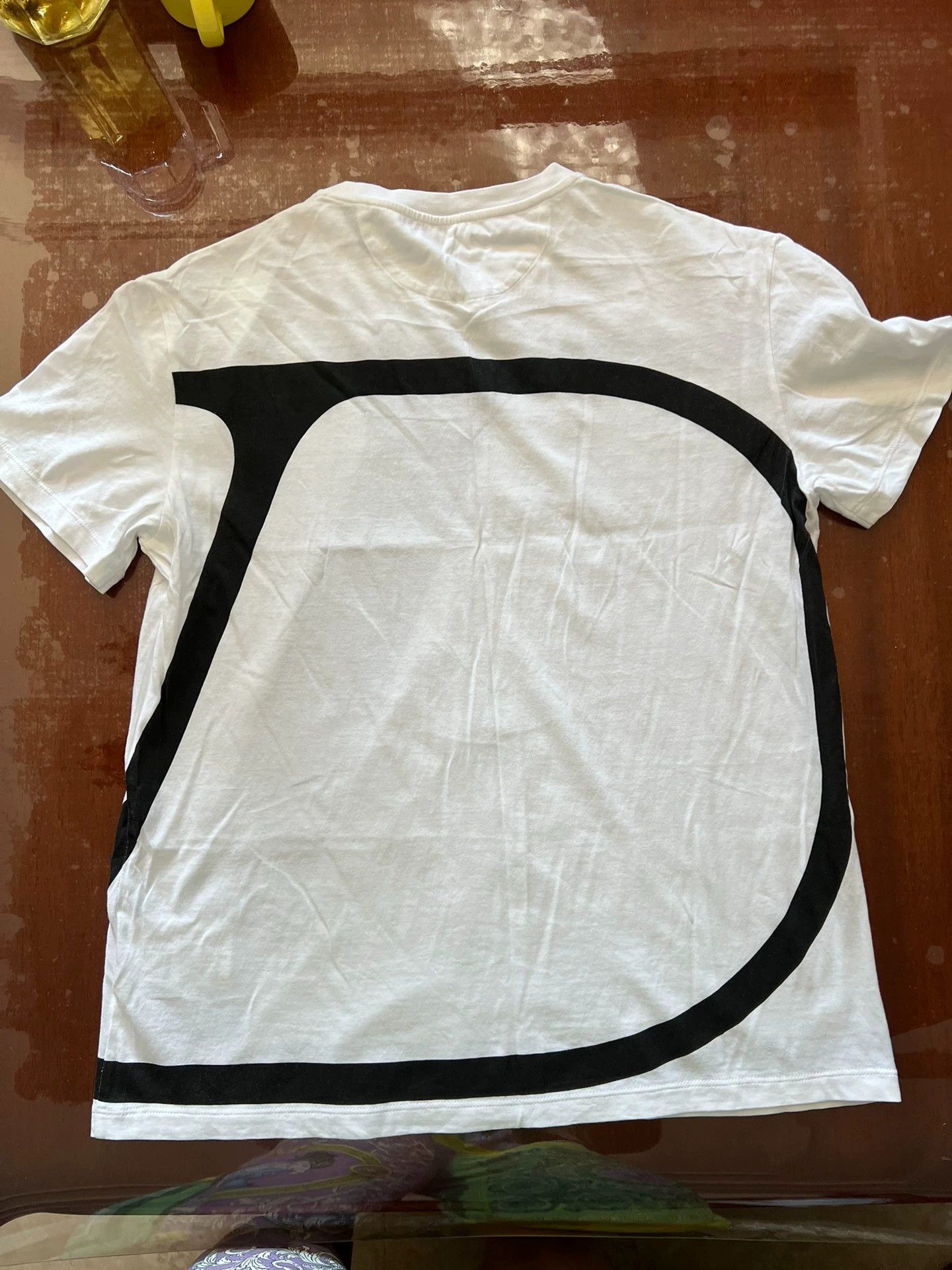 Valentino Valentino White Oversized Side Logo T-Shirt M Size US M / EU 48-50 / 2 - 3 Thumbnail
