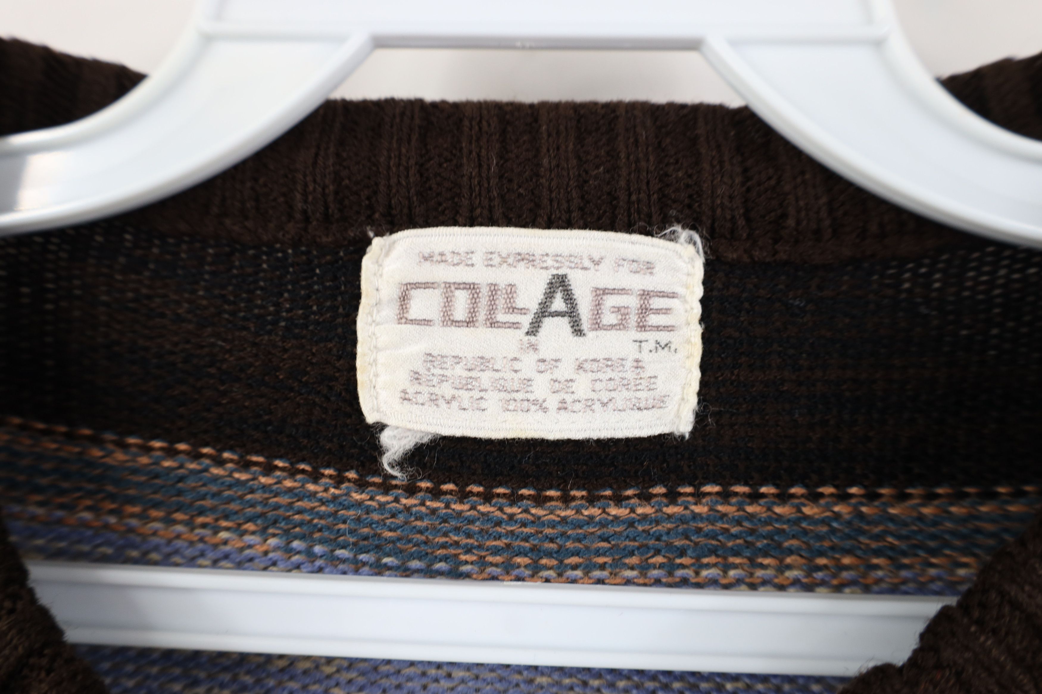 Vintage Vintage 70s Streetwear Fair Isle Crewneck Sweater Earth Tone Size XS / US 0-2 / IT 36-38 - 7 Thumbnail