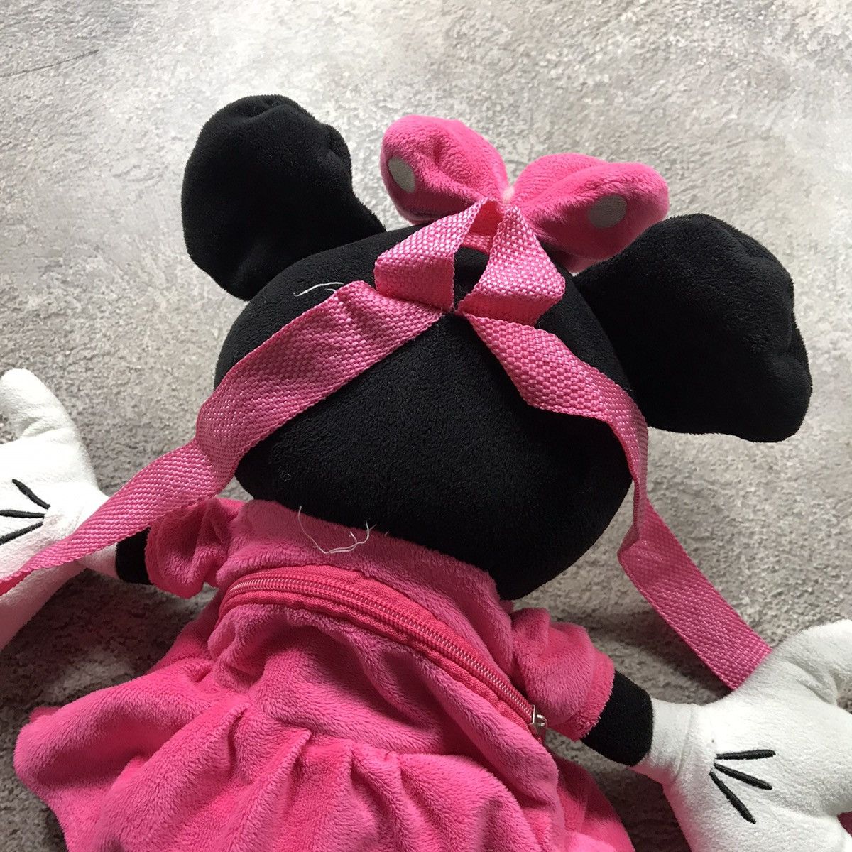 Vintage Vintage Y2K Mickey Mouse Plush Toy Coquette Pink Baggy OS Size ONE SIZE - 8 Thumbnail