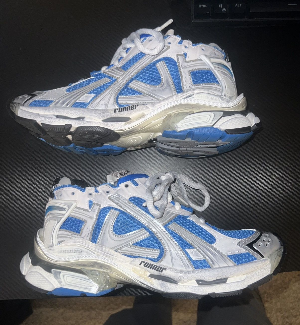 Balenciaga Balenciaga Runner Blue Size US 8 / EU 41 - 1 Thumbnail