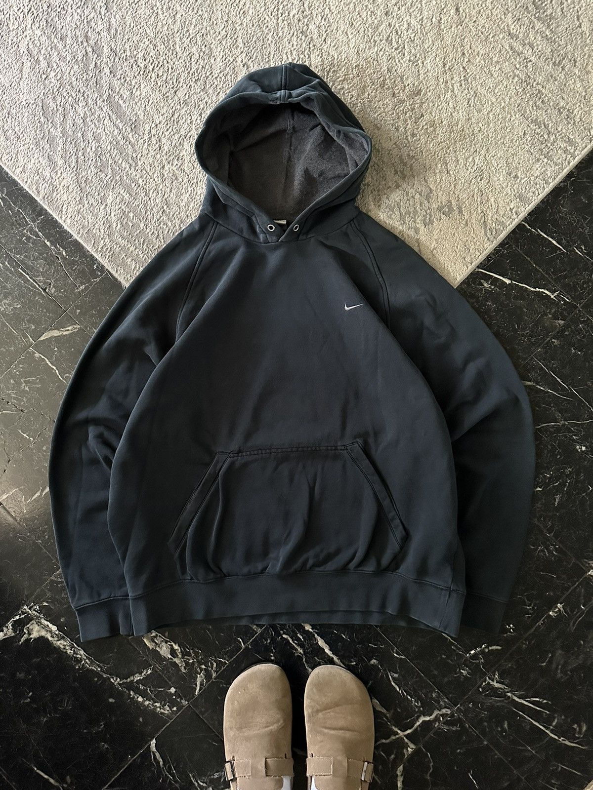 Nike Streetwear Vintage Vintage Y2K Nike Mini Swoosh Hoodie Grailed