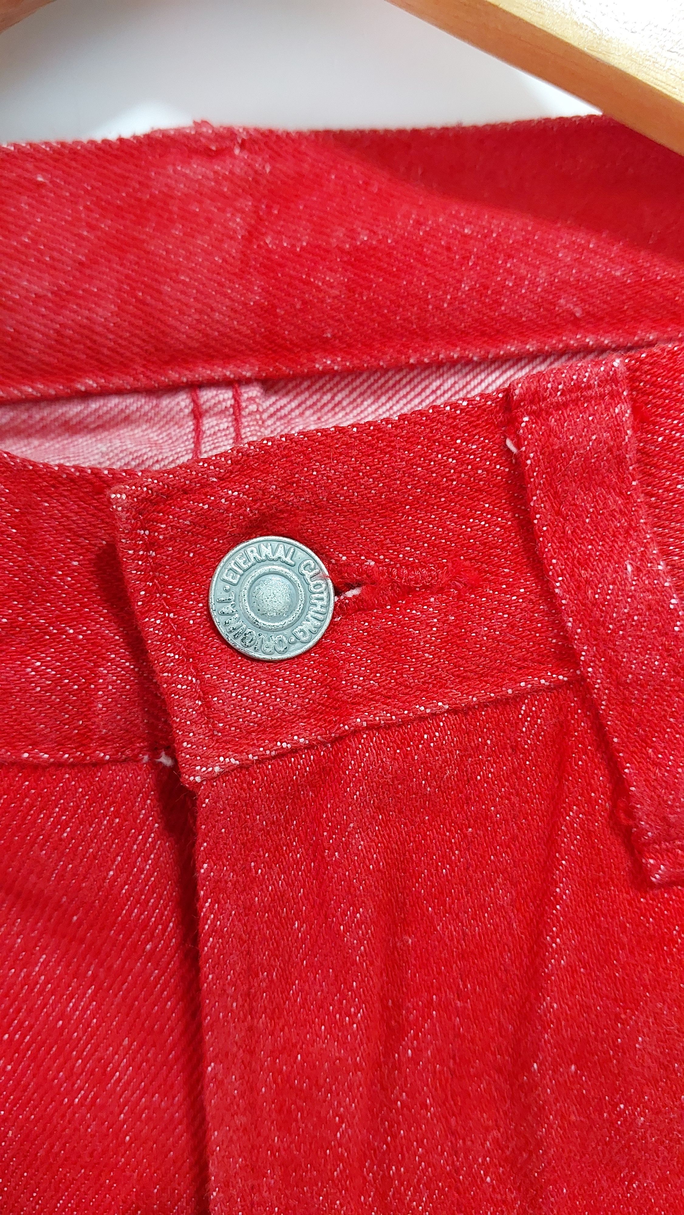 Eternal × Japanese Brand ETERNAL RED JEANS PANT Size US 32 / EU 48 - 11 Thumbnail