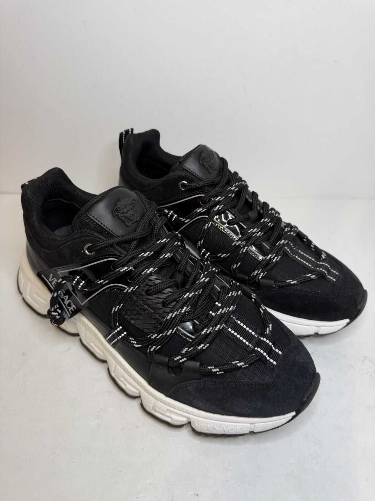 Versace Versace Trigreca 2.0 Sneakers Black EU45 US12 Mens Size US 12 / EU 45 - 1 Thumbnail