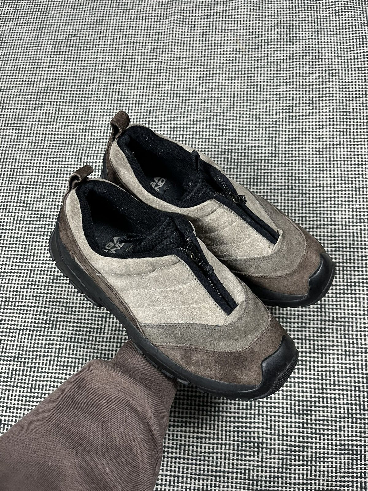 Japanese Brand Vagabond zip low top sneakers Salomon style y2k suede 37eu Size US 6.5 / IT 36.5 - 1 Thumbnail