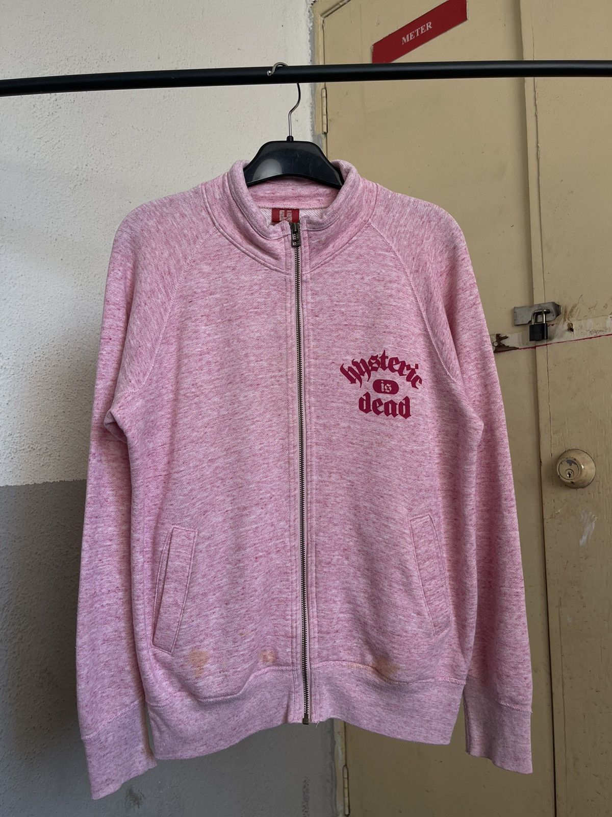 Hysteric Glamour Hysteric Glamour Hysteric is Dead Full Zip Shirt Pink Size US M / EU 48-50 / 2 - 2 Thumbnail