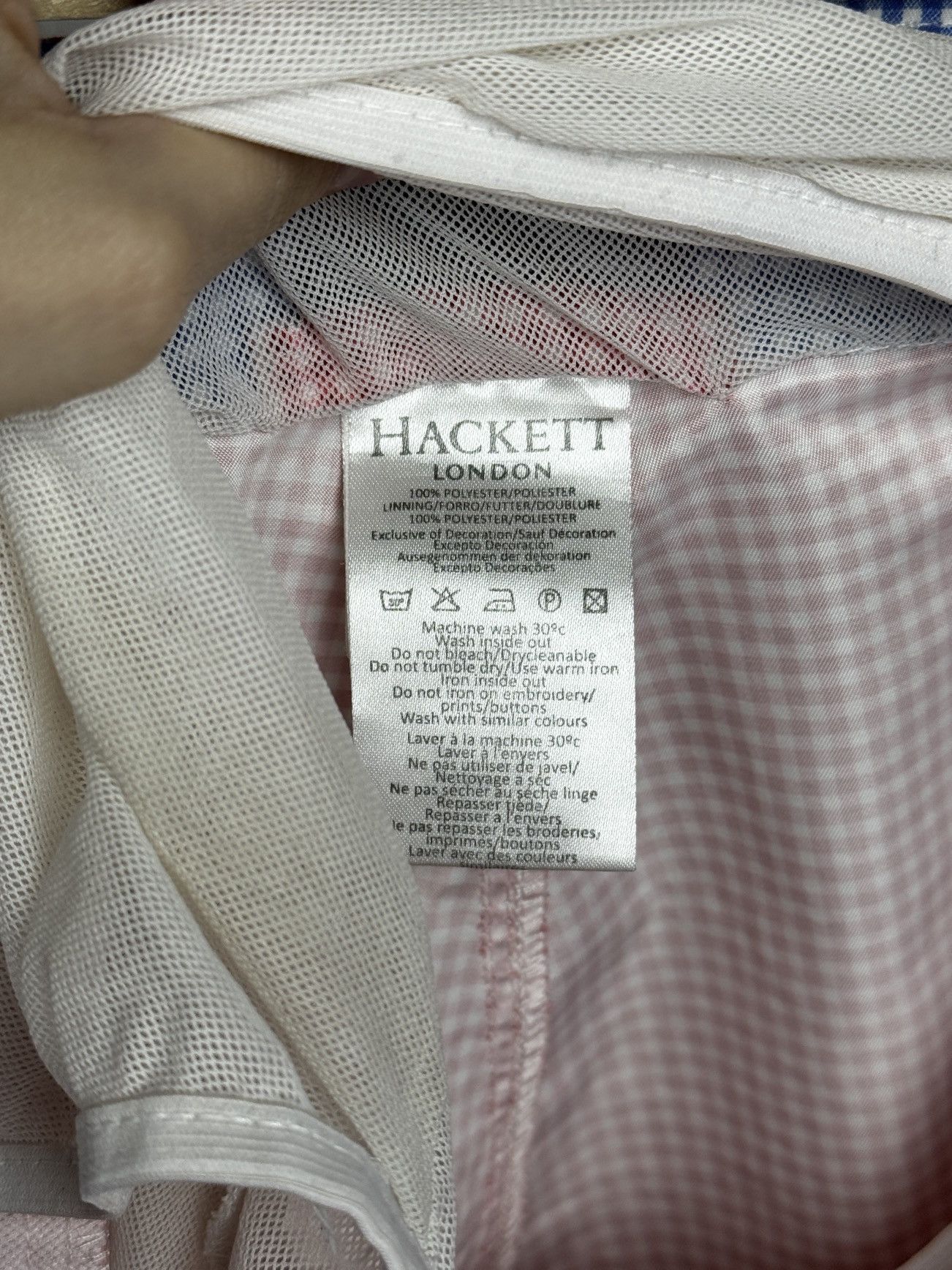 Hackett Hackett London Mini Gingham TL Coral Swimwear Shorts sz M Size US 32 / EU 48 - 9 Thumbnail
