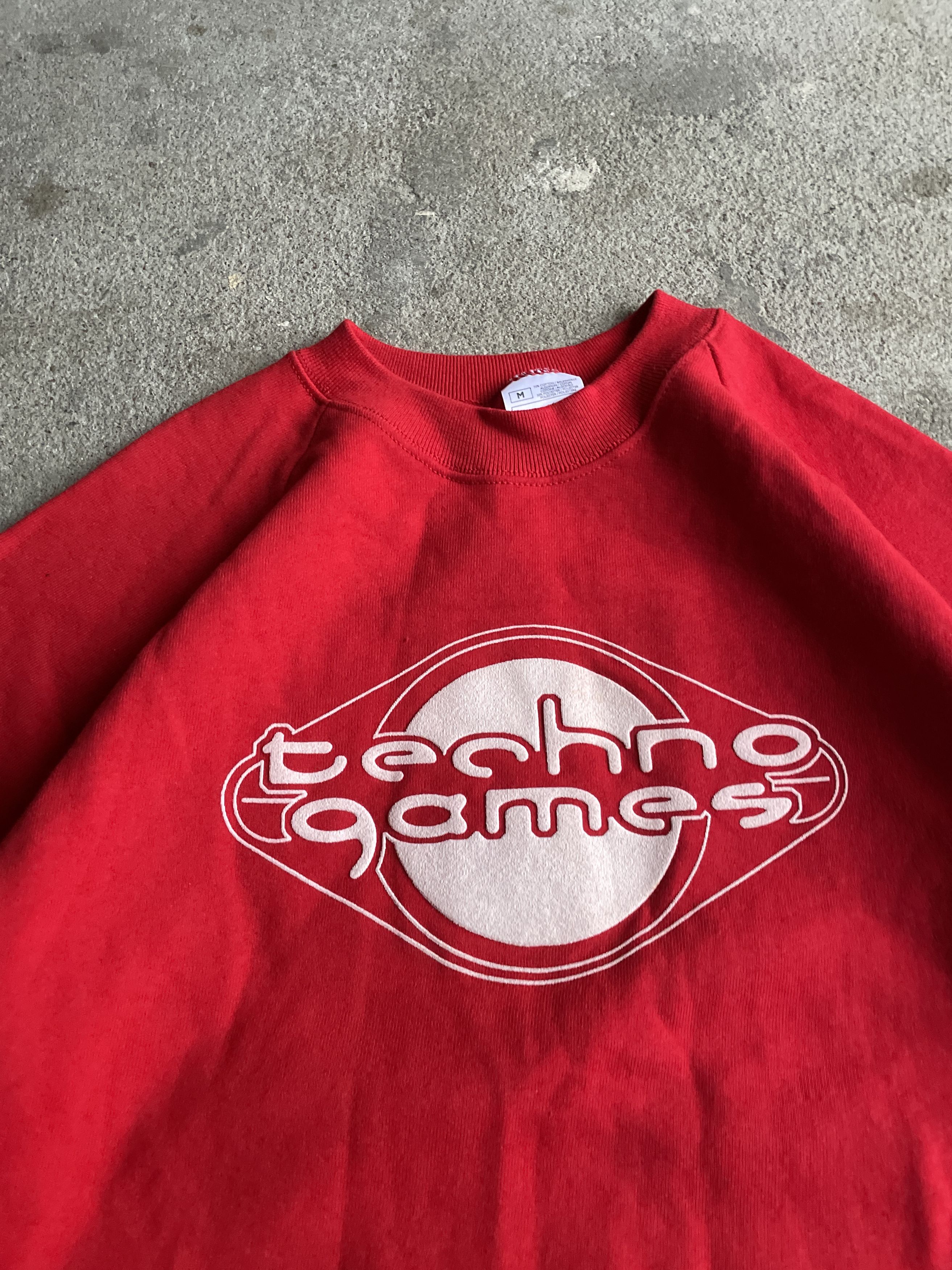 Vintage vintage techno games 90s sweatshirt Size US M / EU 48-50 / 2 - 3 Thumbnail