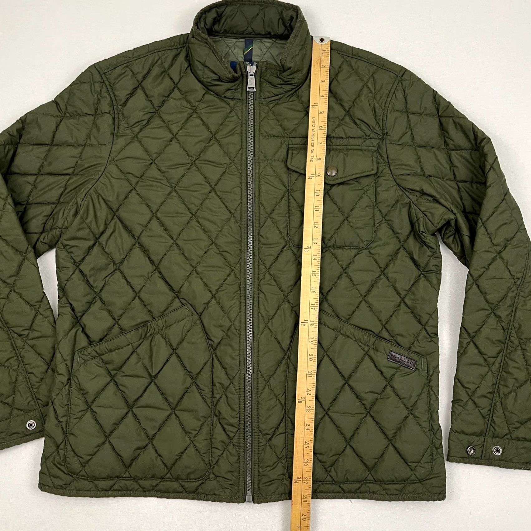 Polo Ralph Lauren Polo Ralph Lauren Newbury Jacket Mens XL Green Diamond Quilted Field Heritage Size US XL / EU 56 / 4 - 5 Thumbnail