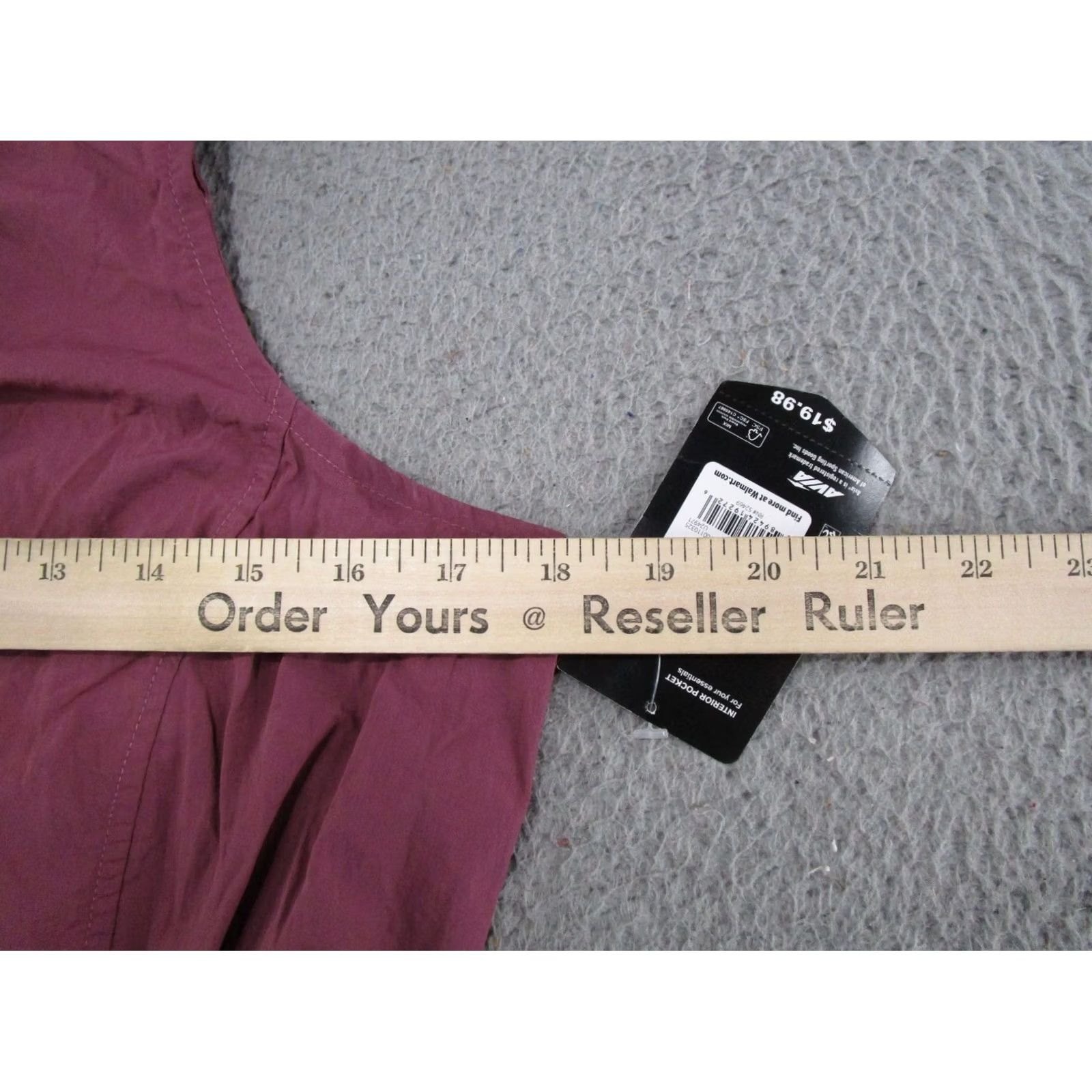 Avia AVIA Women's Sleeveless Dress Pockets Belted Waist Red Nylon Size S 4-6 New Size S / US 4 / IT 40 - 5 Thumbnail