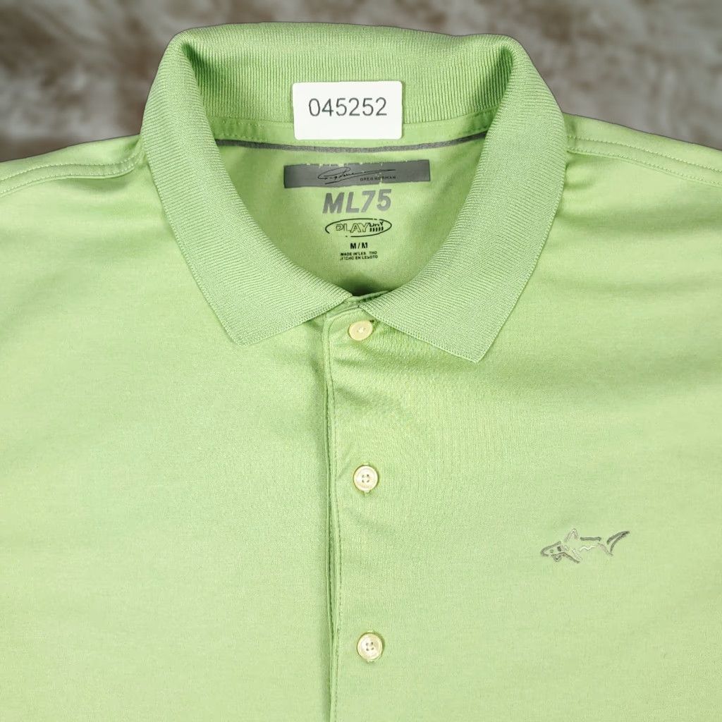 Vintage Greg Norman Polo Shirt Mens M Green Shark Casual Golf Short Sleeve Polo Shirt Mens Green Shark Casual Golf Short Sleeve Size US M / EU 48-50 / 2 - 1 Thumbnail