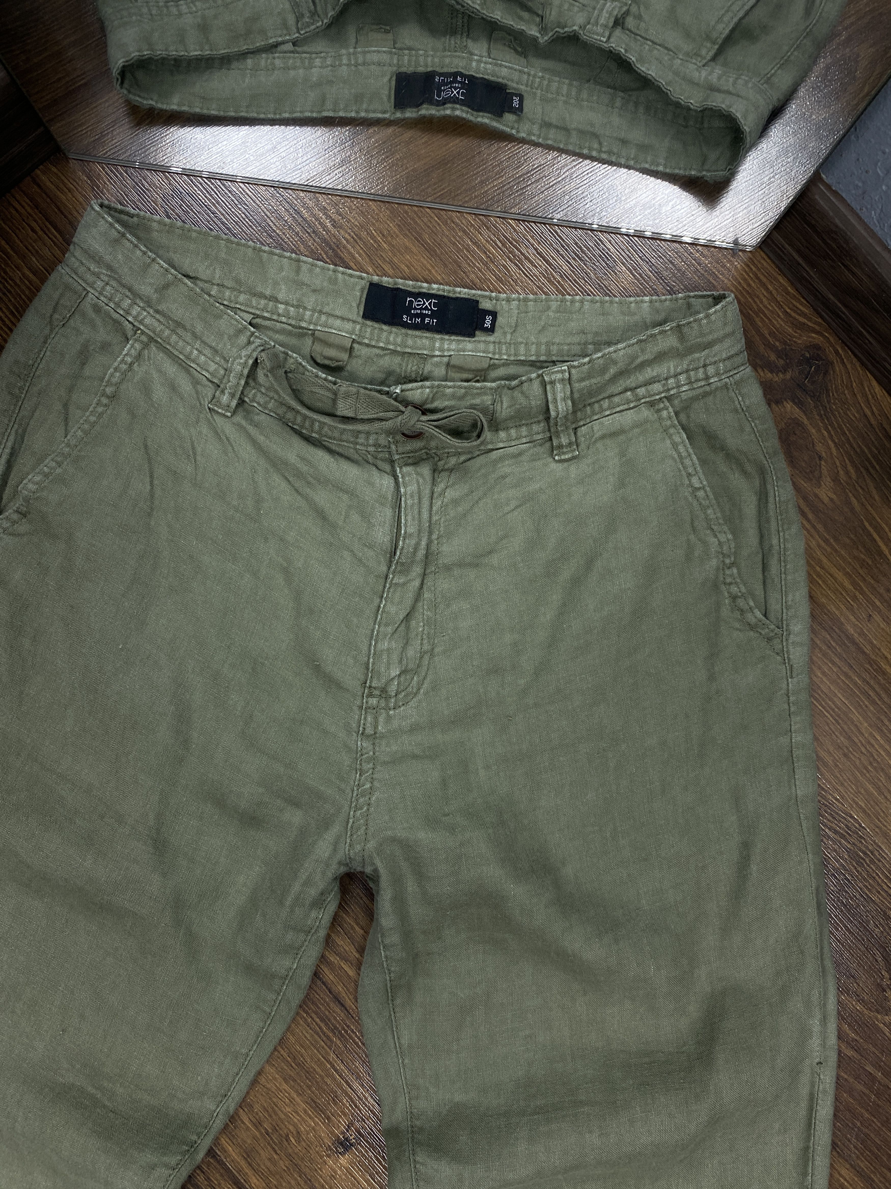 Vintage Vintage Mens Linen Pants Size US 30 / EU 46 - 2 Thumbnail