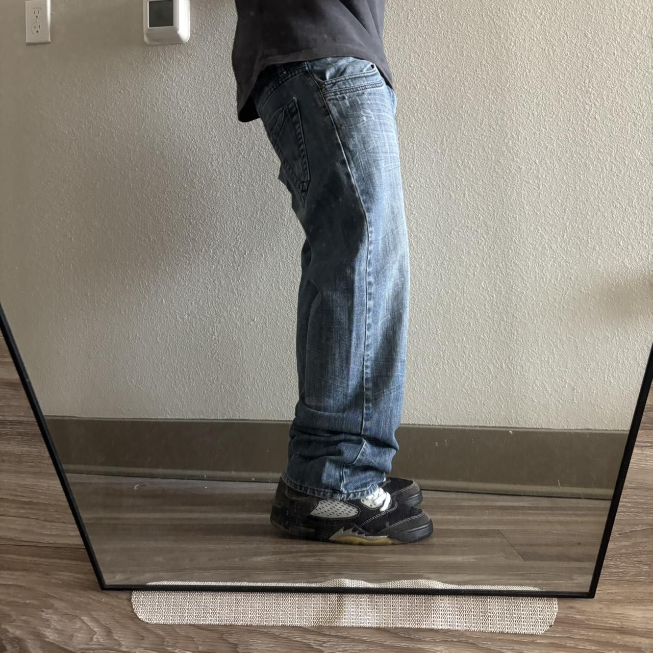 Japanese Brand Crazy Vintage Y2K/2000s Grunge Dark Wash Denim Jeans! 32x28 Size US 32 / EU 48 - 2 Thumbnail