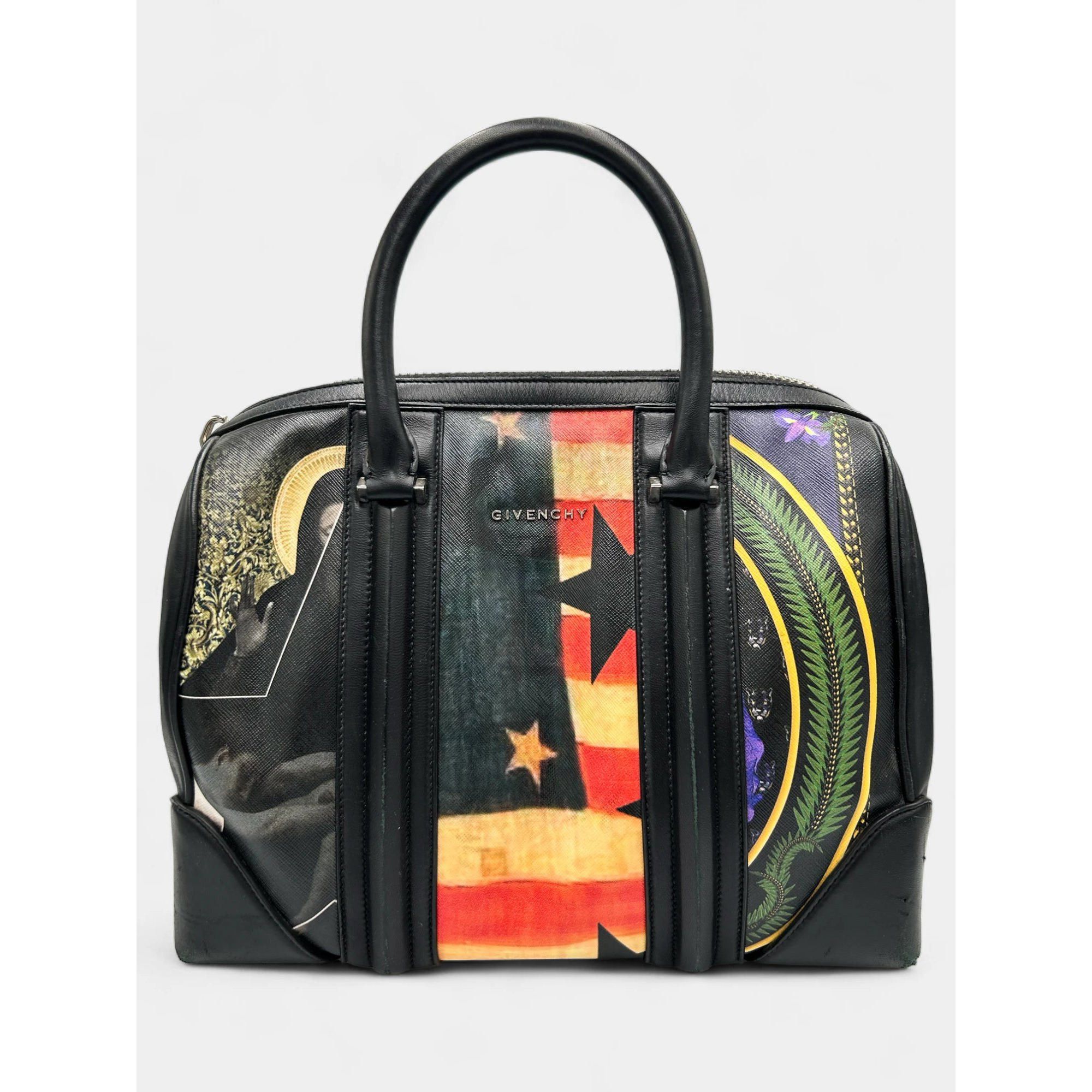 Givenchy Givenchy 2013 Lucrecia Leather Bag By Riccardo Tisci Black Size ONE SIZE - 5 Thumbnail