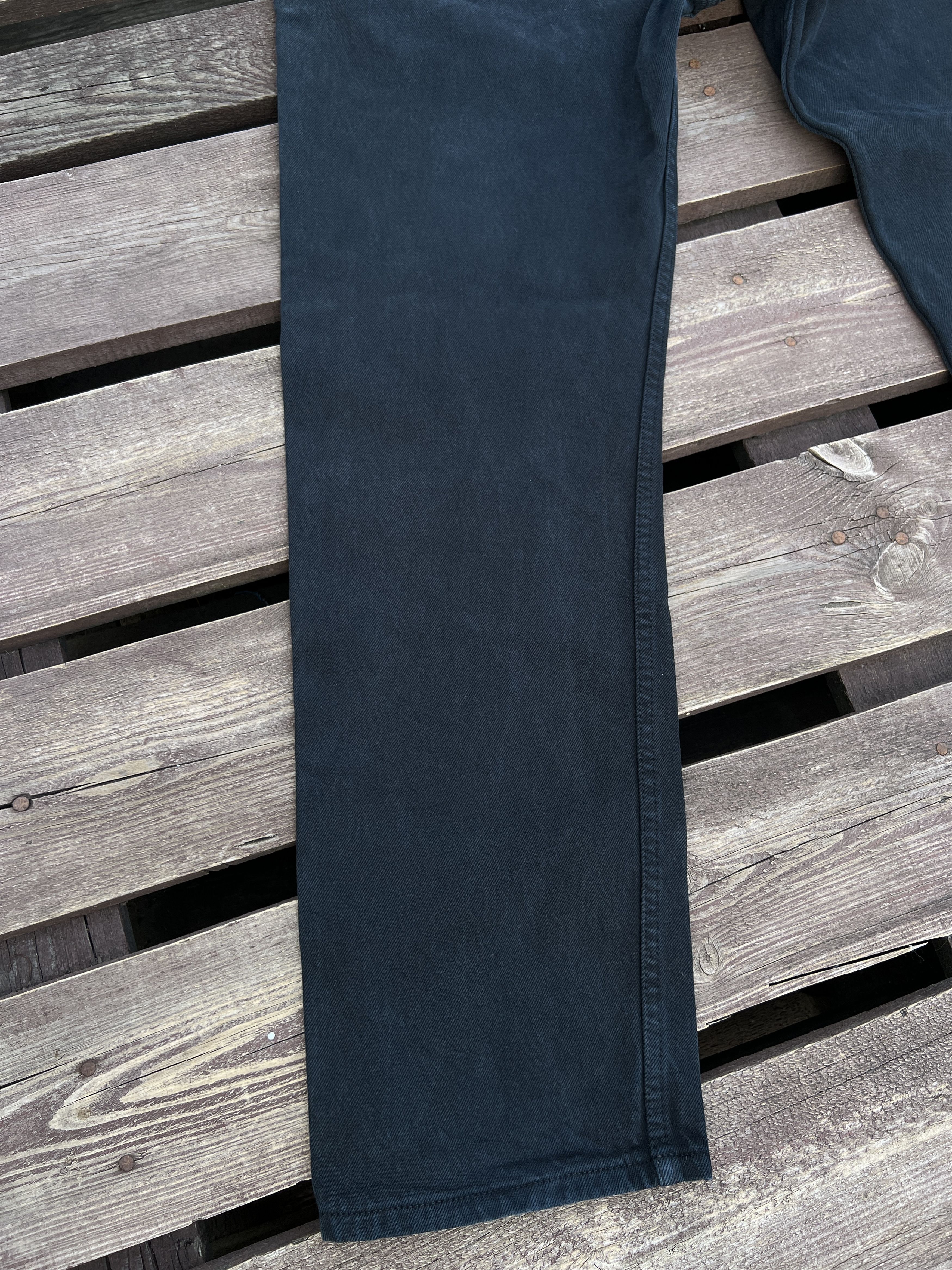 Levi's Vintage 90s Levis 501 Made in Hungary Black Denim Jeans Size US 34 / EU 50 - 9 Thumbnail