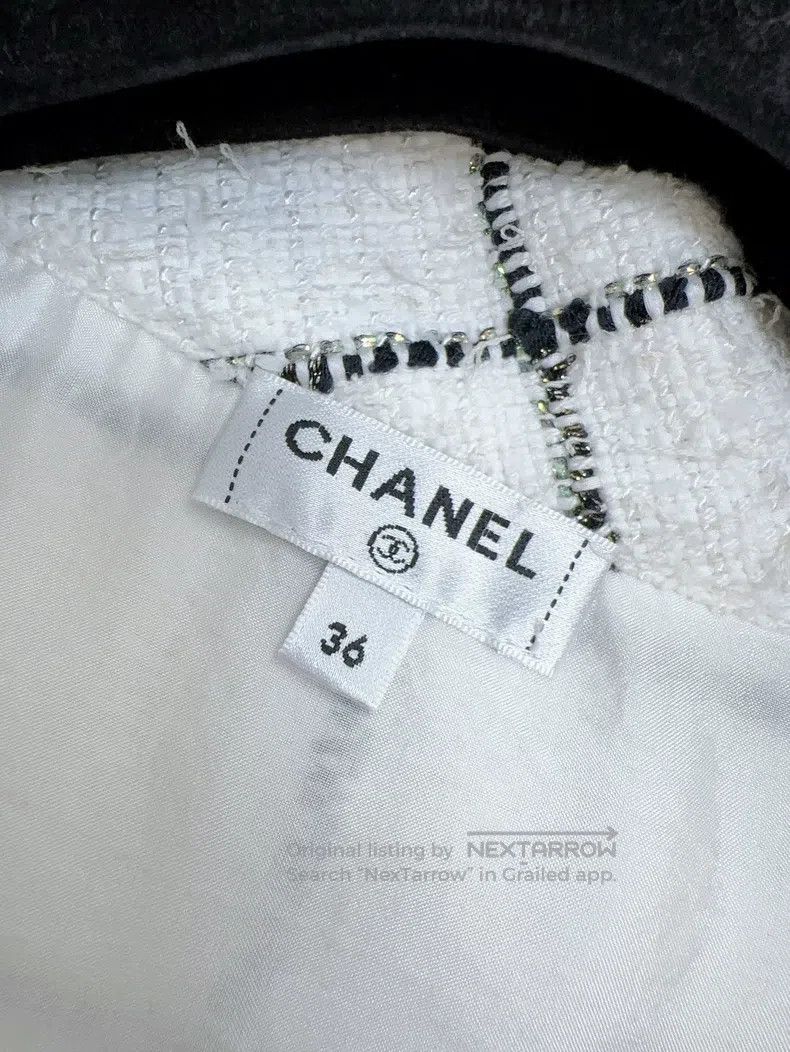 Chanel Chanel 19s beach series black and white plaid short diamon Size XS / US 0-2 / IT 36-38 - 6 Thumbnail