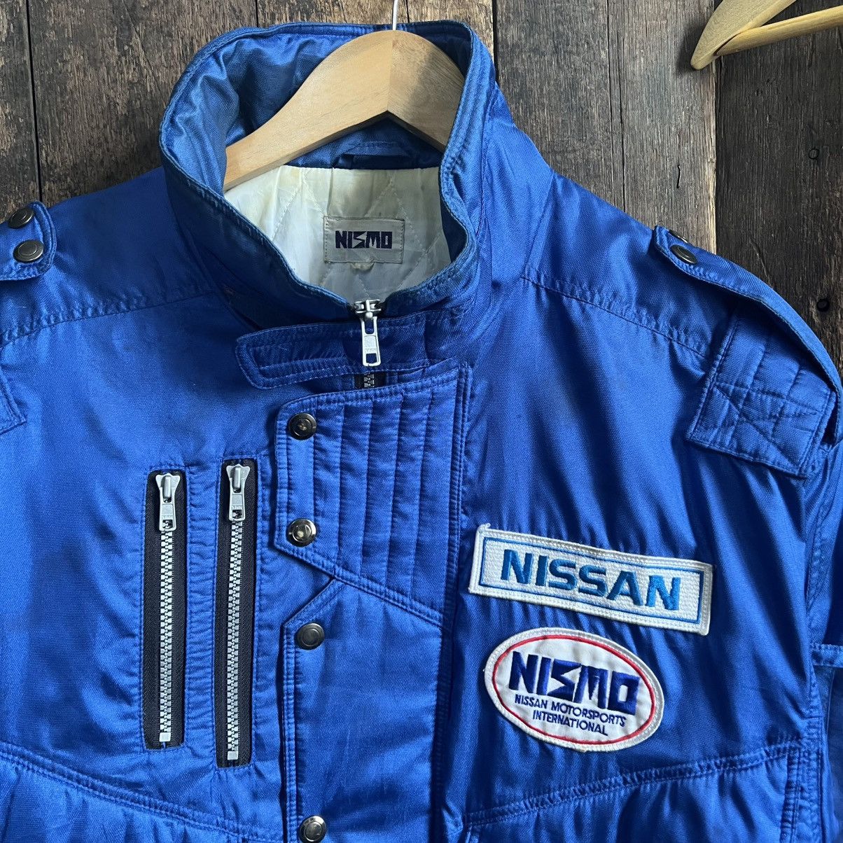 Vintage Vintage 90’s Nismo Racing Team Bomber Jacket Size US L / EU 52-54 / 3 - 3 Thumbnail