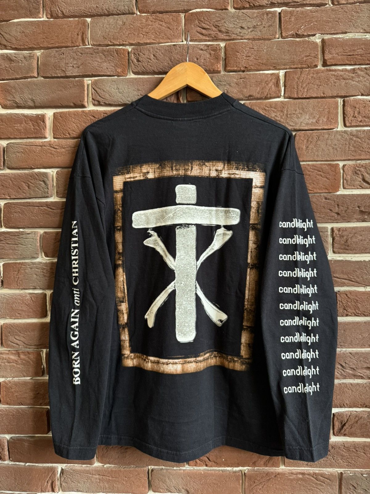 Vintage 1999 CHRISTIAN DEATH Born Again Death Rock Metal Band Tee Size US XL / EU 56 / 4 - 2 Thumbnail