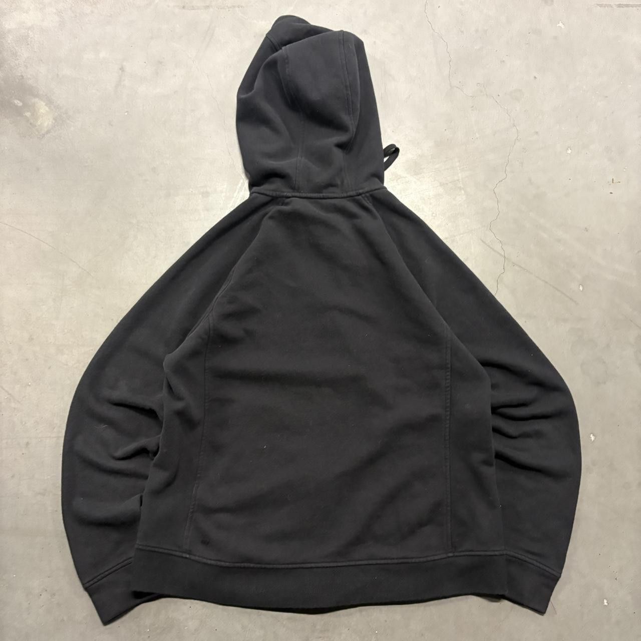 Vintage Crazy Vintage Y2K/2000s Black Zipup Minimalistic Hoodie! Size US L / EU 52-54 / 3 - 2 Thumbnail
