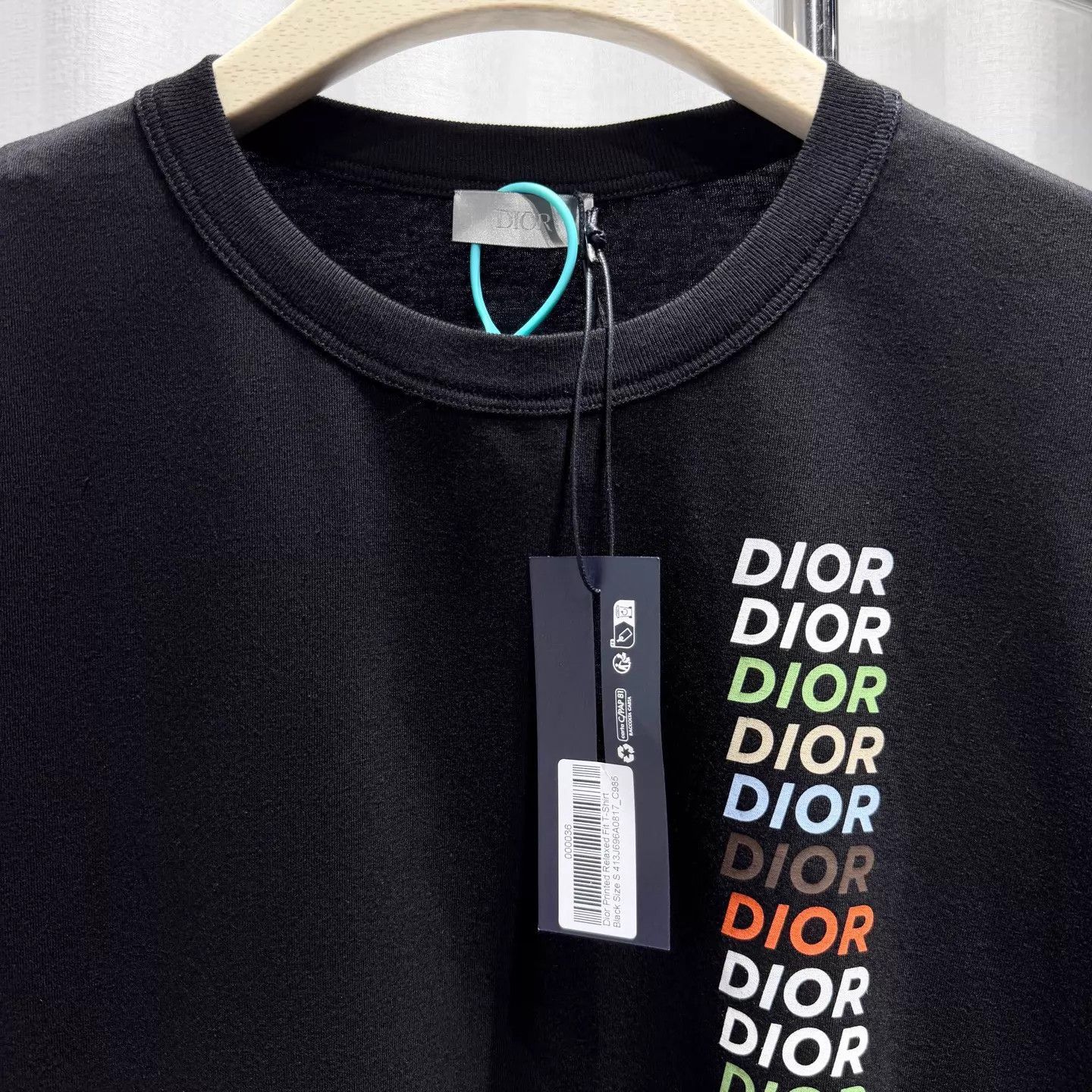 Dior DIOR 24 Rainbow Logo Black Short Sleeve T-Shirt S Size US S / EU 44-46 / 1 - 3 Thumbnail