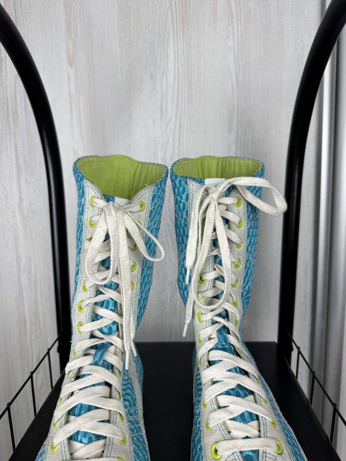 Diesel Vintage y2k Diesel Lace Up Boxing Rare Boots size 7.5/38 Size US 7.5 / IT 37.5 - 8 Thumbnail