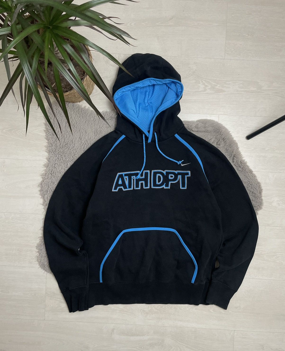 Nike × Vintage Nike Vintage 90’s Oversized Hooded Big Center Logo Y2K Size US M / EU 48-50 / 2 - 1 Thumbnail