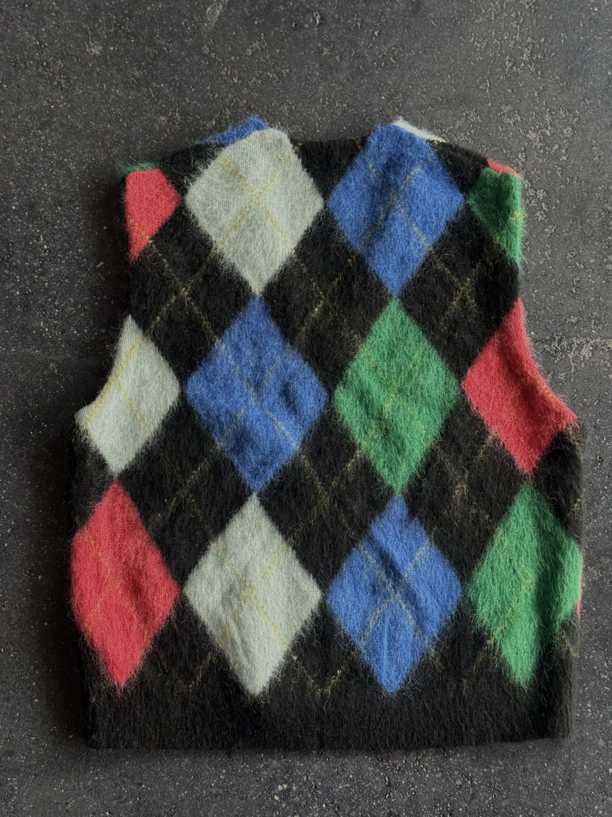 Supreme supreme brushed argyle zip up vest Size US L / EU 52-54 / 3 - 5 Thumbnail
