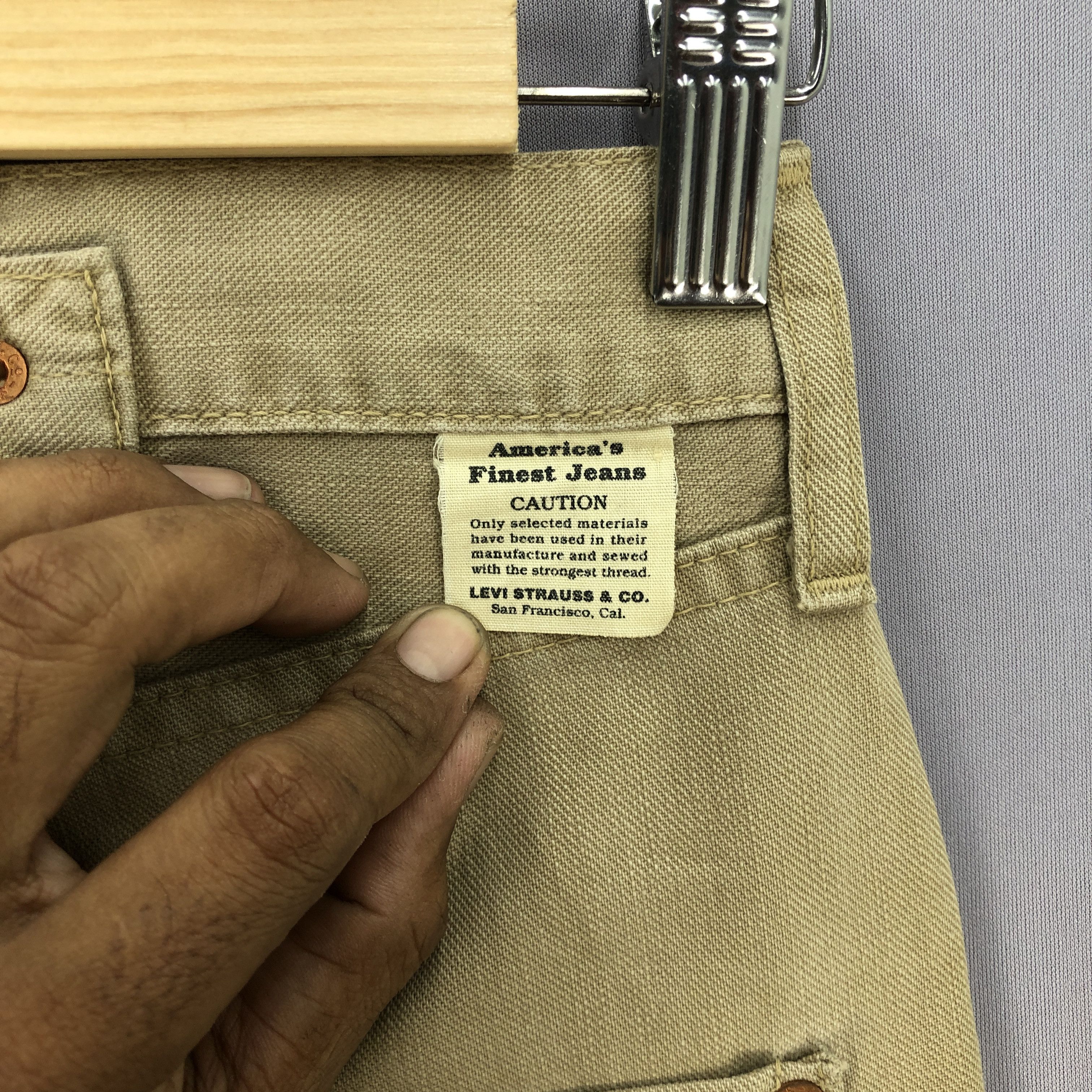 Levi's Vintage 90s Levi's Buckle Back Jeans Levi's 820 Brown Denim Size 28" / US 6 / IT 42 - 6 Thumbnail