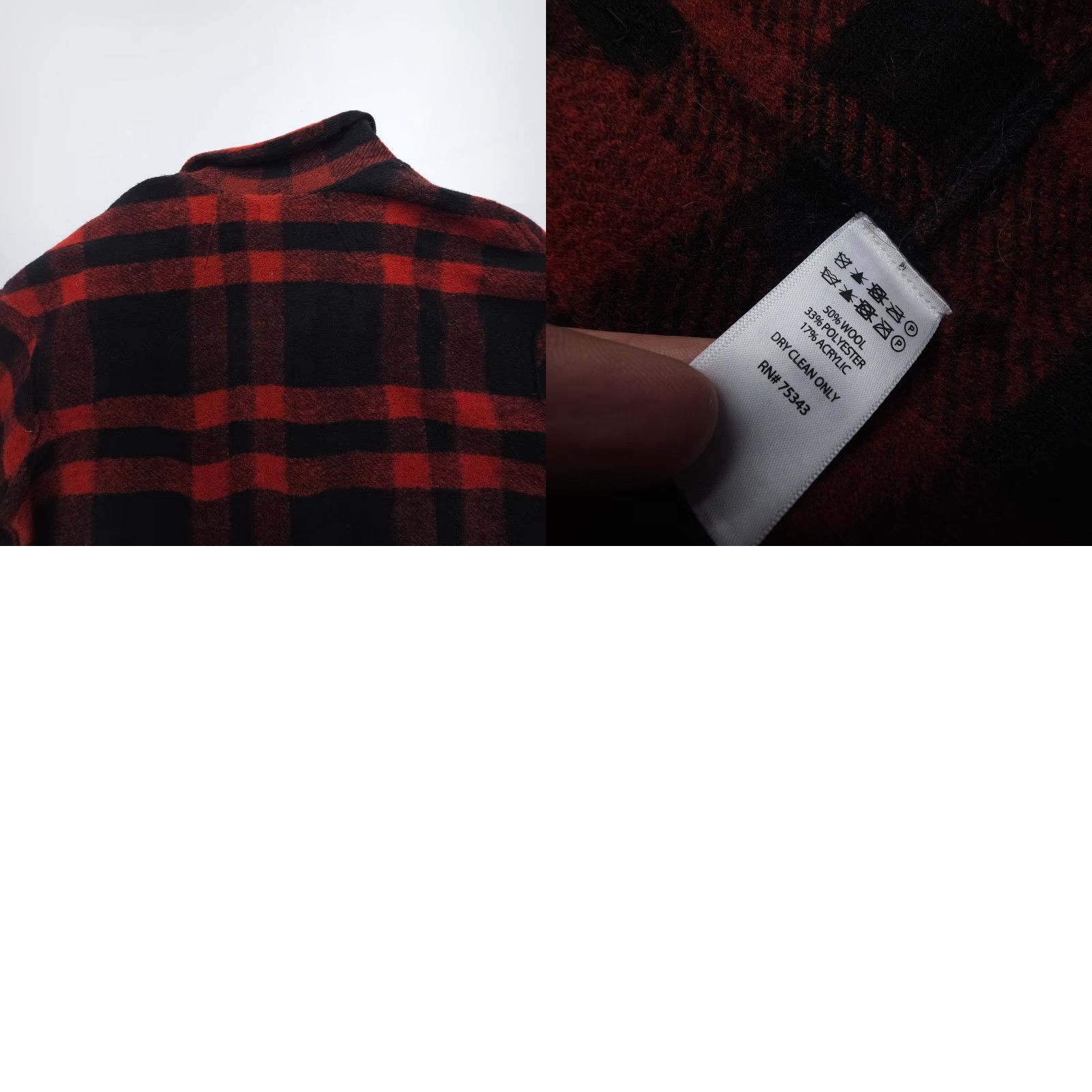 Vintage Aspen Cardigan Womens Large Red Plaid Wool Blend Open Knit Cozy Sweater Winter Fall Spring Summer Casual Womens Size L / US 10 / IT 46 - 8 Thumbnail