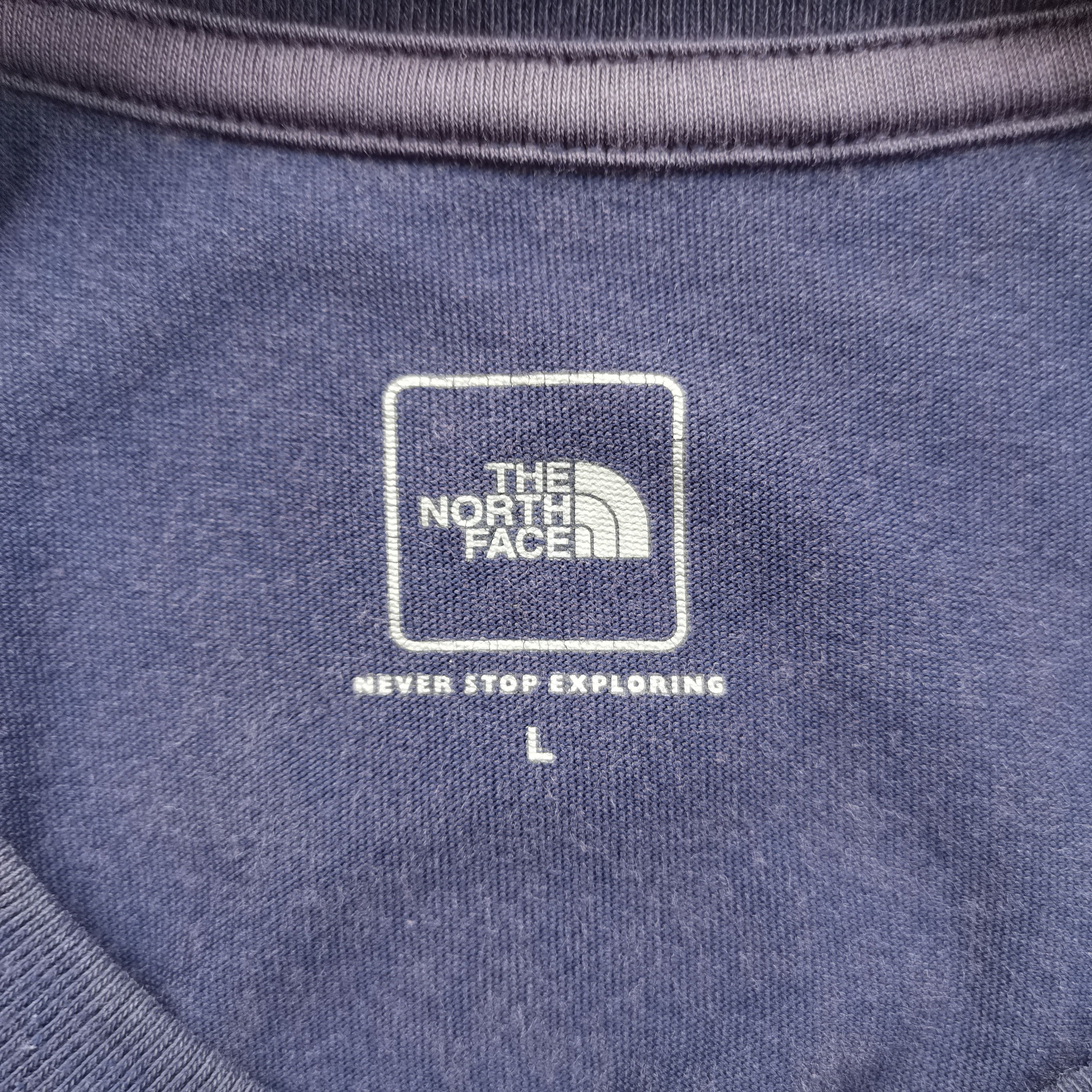 The North Face × Vintage Vintage THE NORTH FACE Single Pocket Tshirt Size US L / EU 52-54 / 3 - 10 Thumbnail