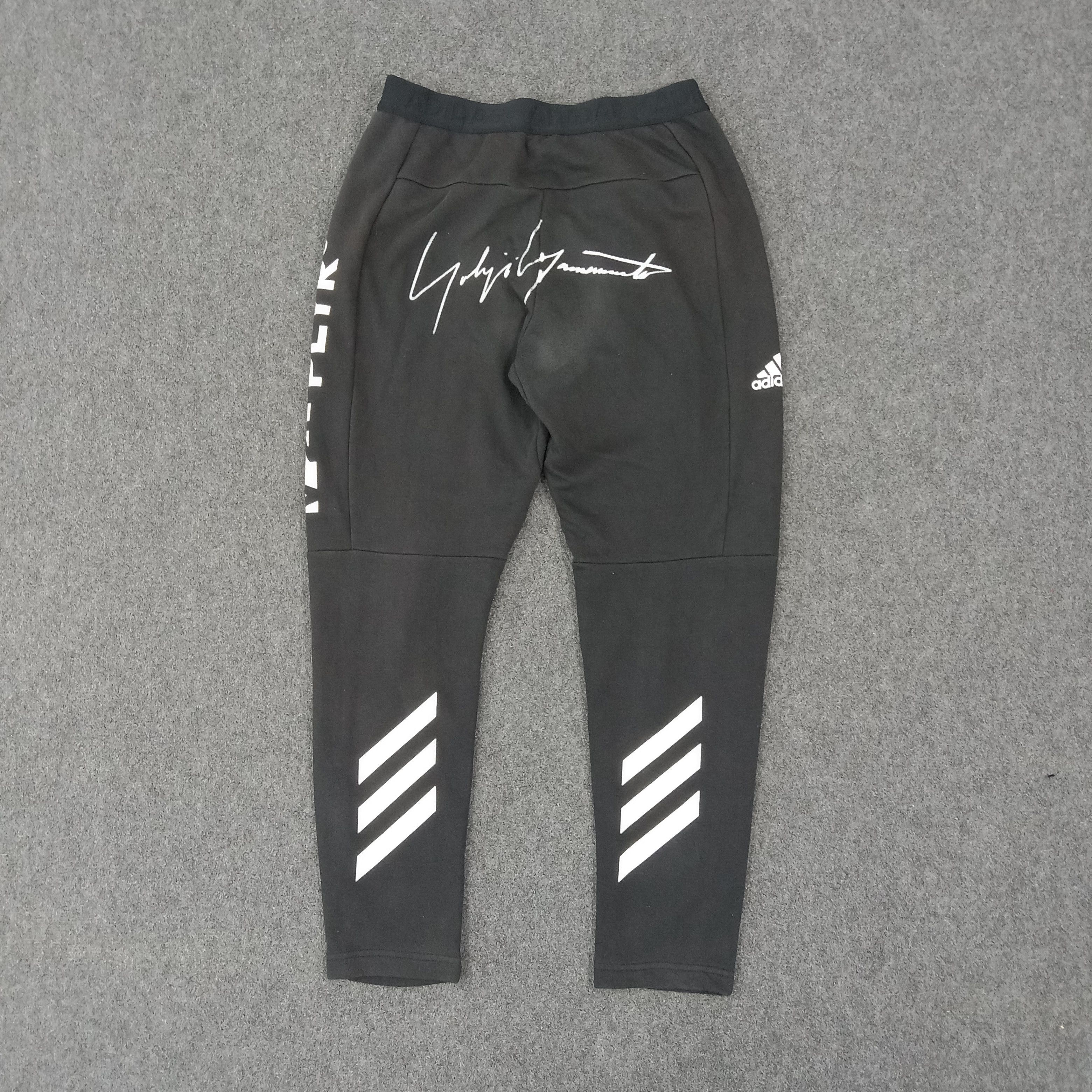 Adidas × Japanese Brand × Vintage Adidas X Yohji Yamamoto Custom Art Designer Pants Size US 27 - 1 Thumbnail