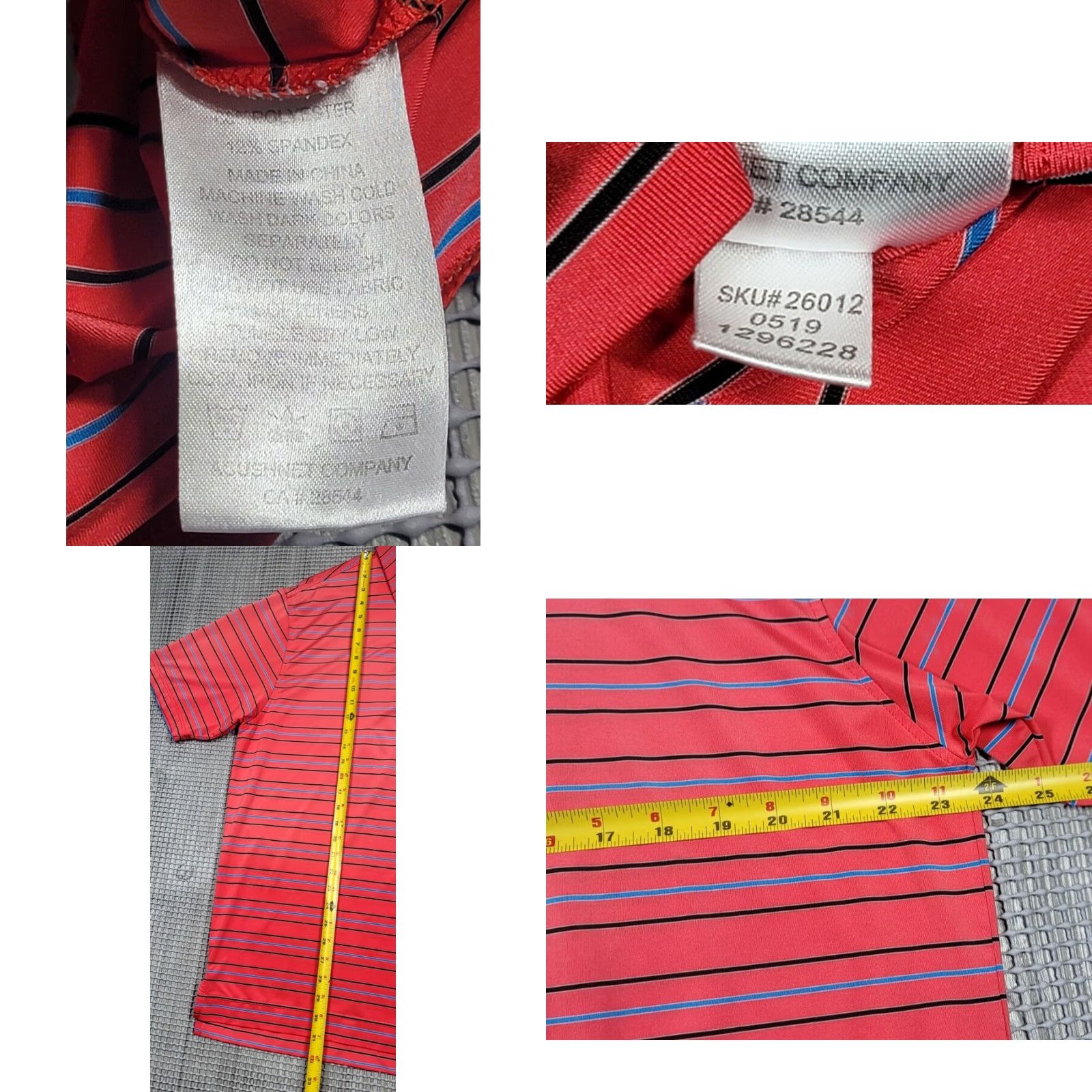 Footjoy FootJoy Stripe Polo Shirt Men XL Multicolor Golf Short Sleeve Jersey Regular Size Polo Style Size US XL / EU 56 / 4 - 8 Thumbnail