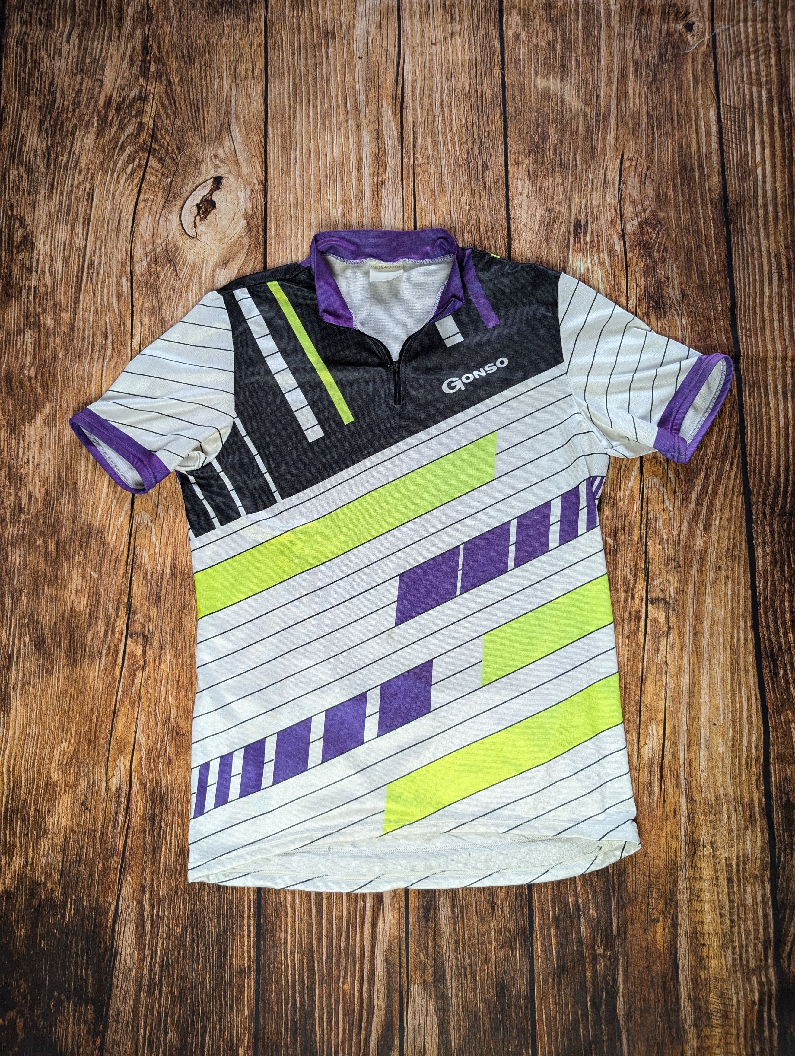 Drain Gang × Vintage Gonso cycling cyclist bicycle t shirt short sleeve Size US S / EU 44-46 / 1 - 1 Thumbnail