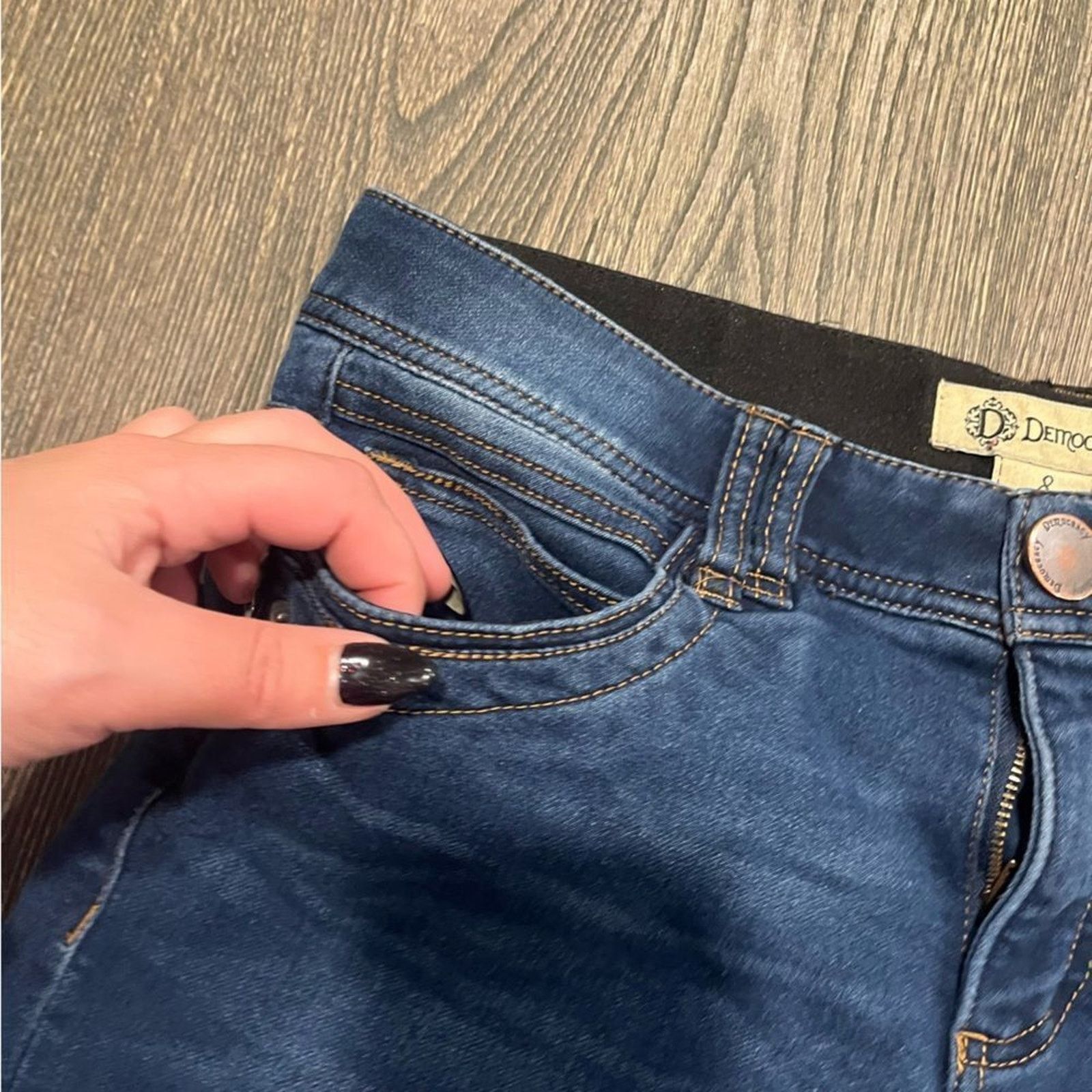 Vintage Democracy Womens Denim Jegging Jeans AB Solution Fly 8 Size 30" / US 8 / IT 44 - 10 Thumbnail