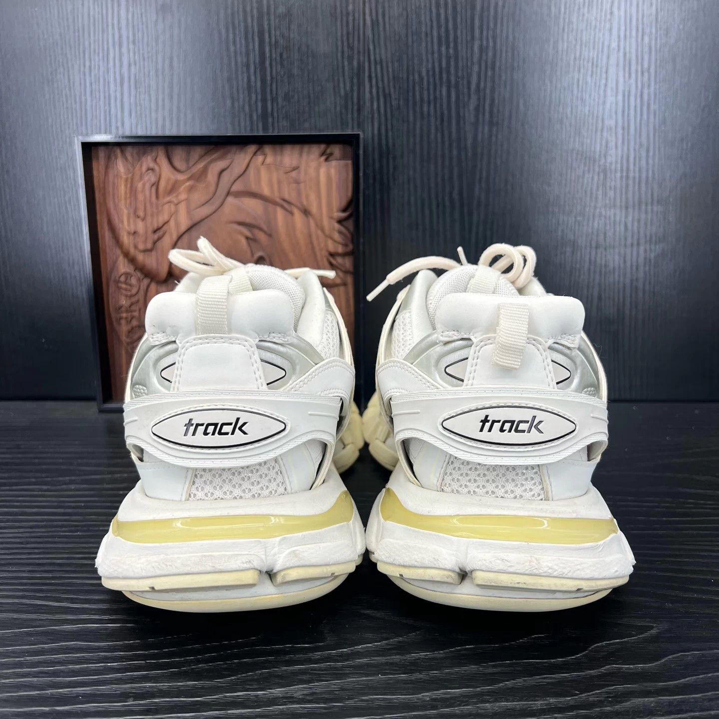 Balenciaga Balenciaga Track White 43 w/ sole oxidation Size US 10 / EU 43 - 5 Thumbnail