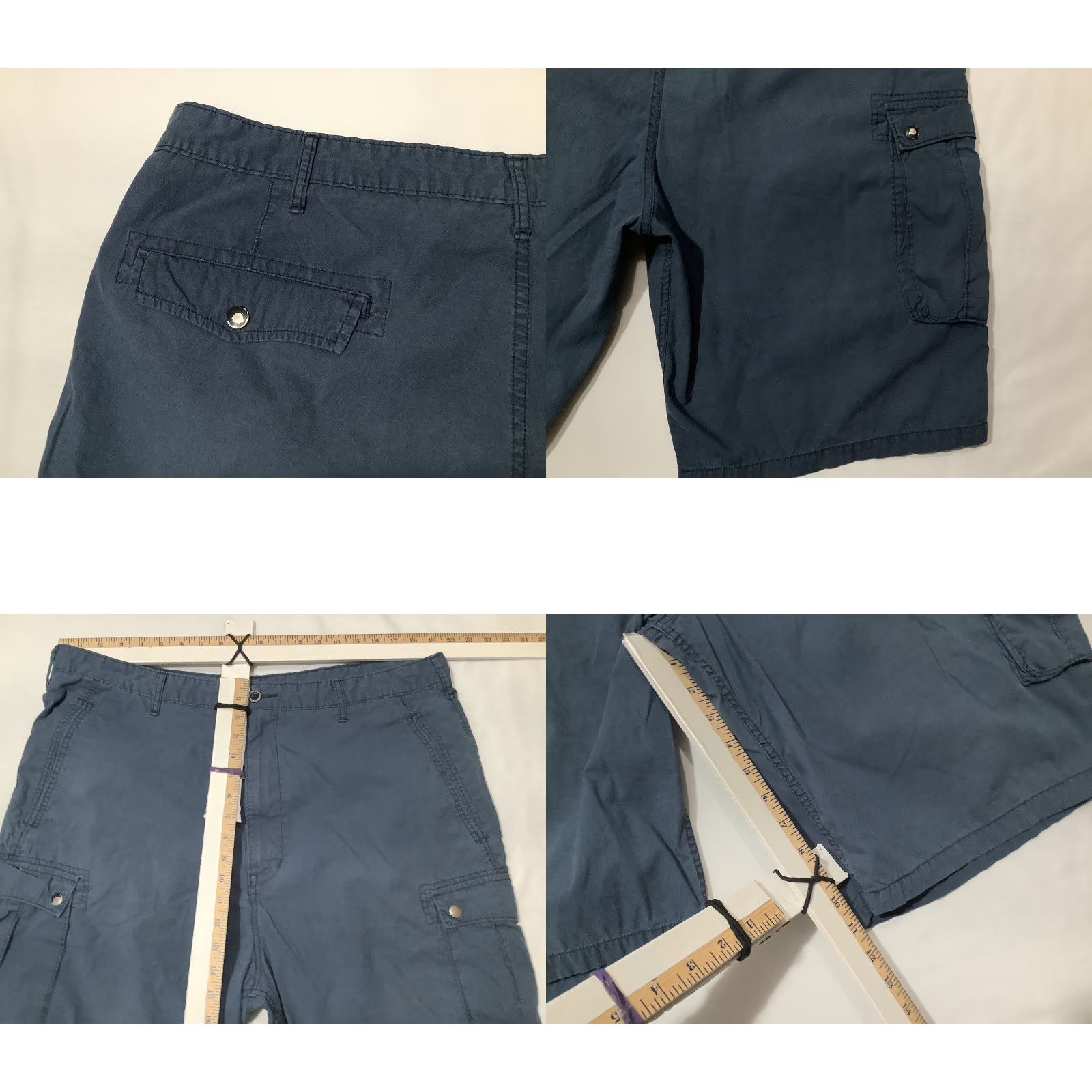 Levi's Levi's Cargo Shorts Mens 40 Blue Cotton Blend Flat Front Utility Pockets Casual Size US 40 / EU 56 - 8 Thumbnail